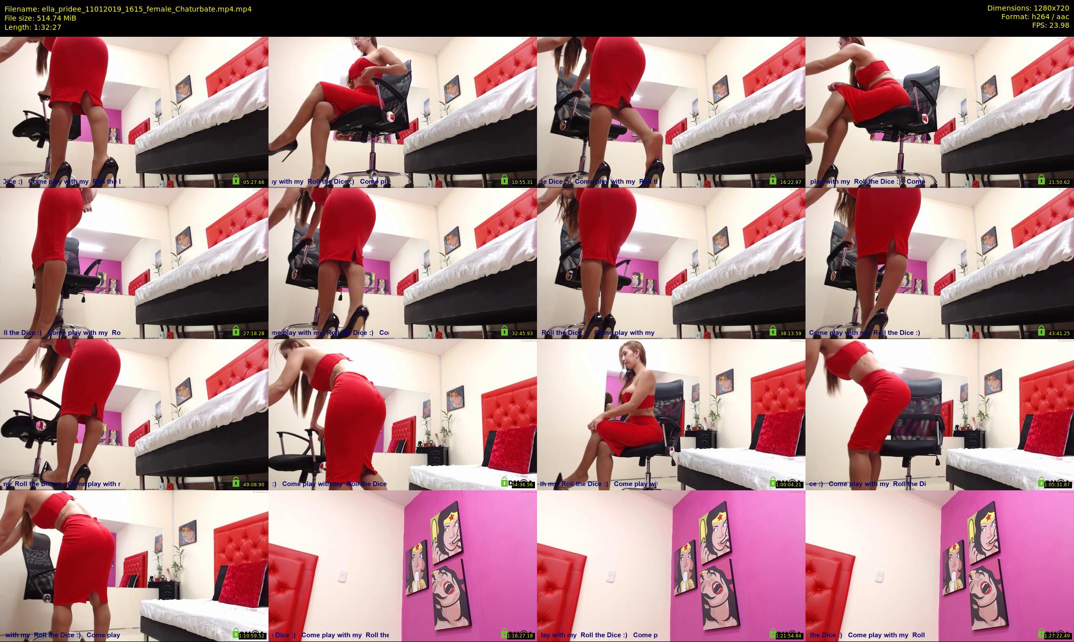 ella_pridee — 93 minute Chaturbate female cam show recording, 720p, Jan 11, 2019