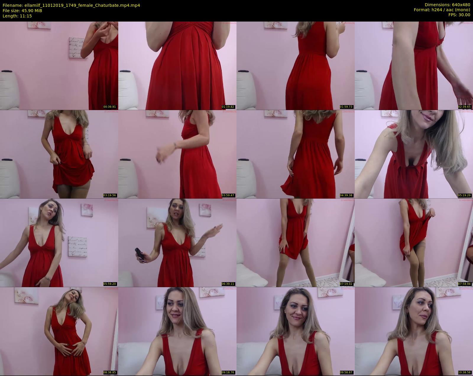 ellamilf — 12 minute Chaturbate female cam show recording, 480p, Jan 11, 2019