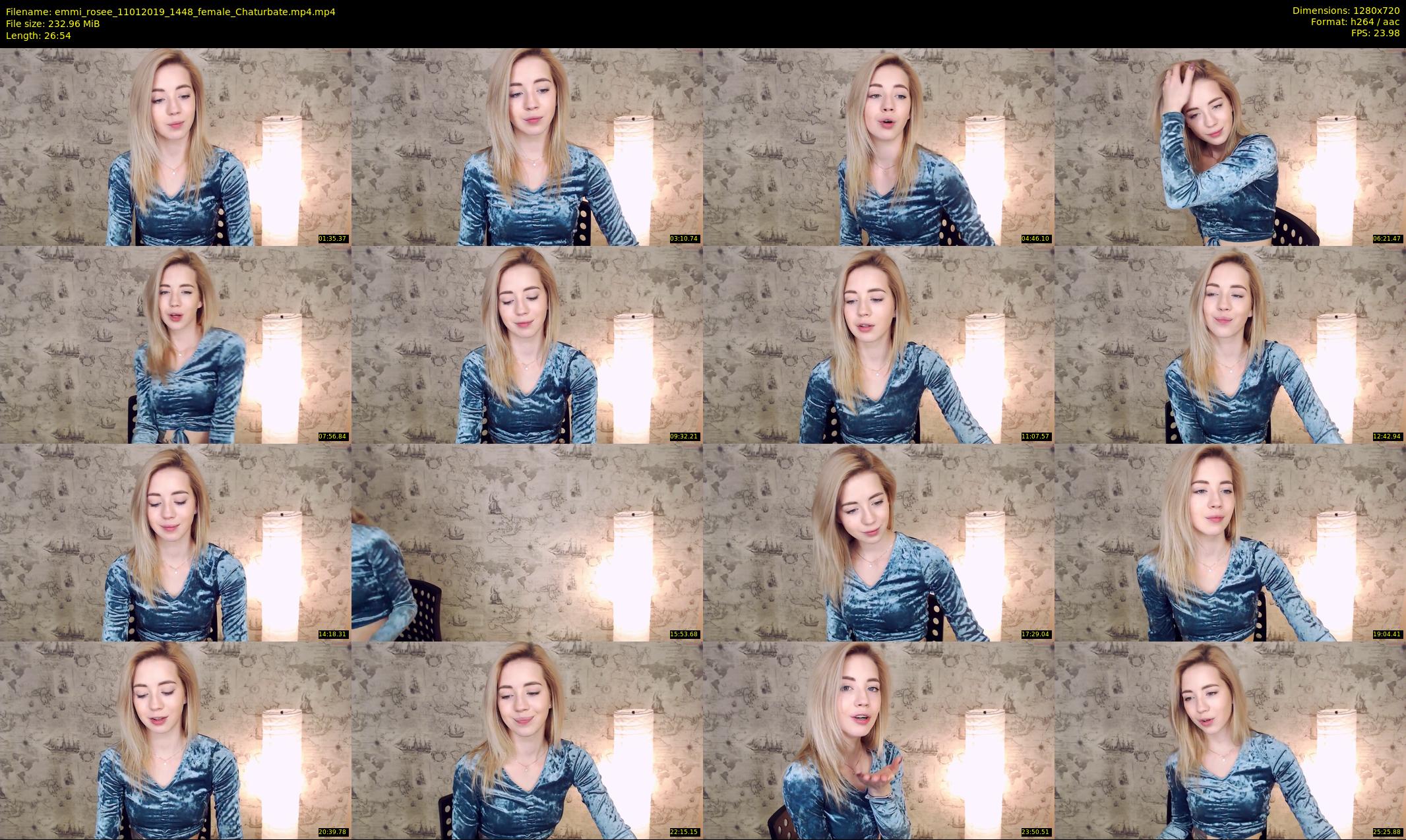 emmi_rosee — 27 minute Chaturbate female cam show recording, 720p, Jan 11, 2019
