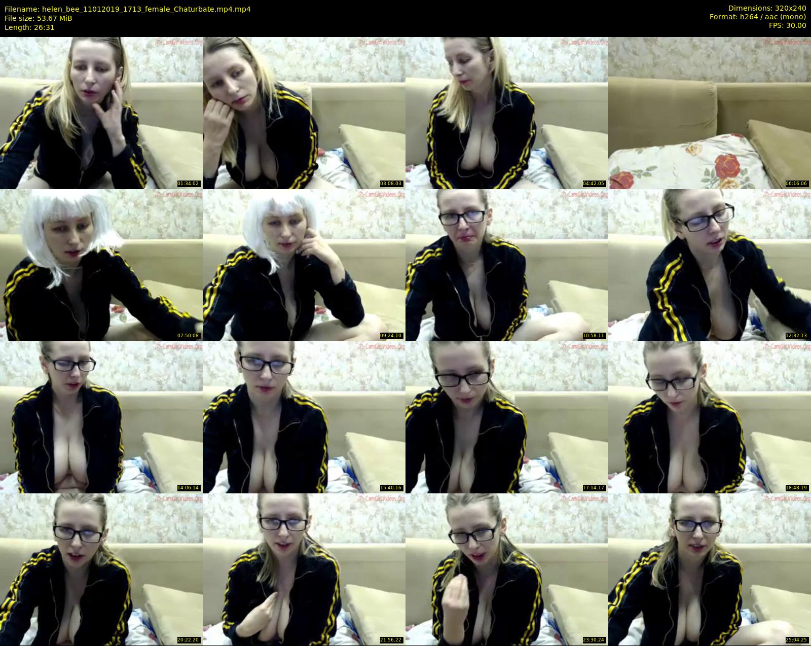 helen_bee — 27 minute Chaturbate female cam show recording, SD, Jan 11, 2019