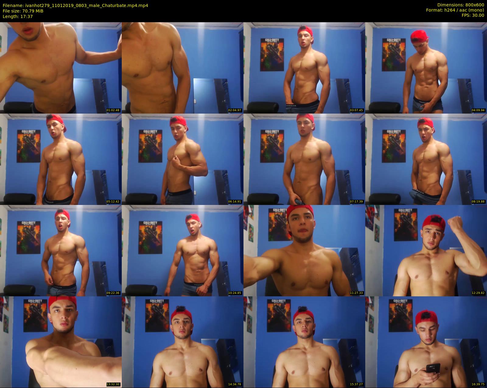 ivanhot279 — 18 minute Chaturbate male cam show recording, 480p, Jan 11, 2019