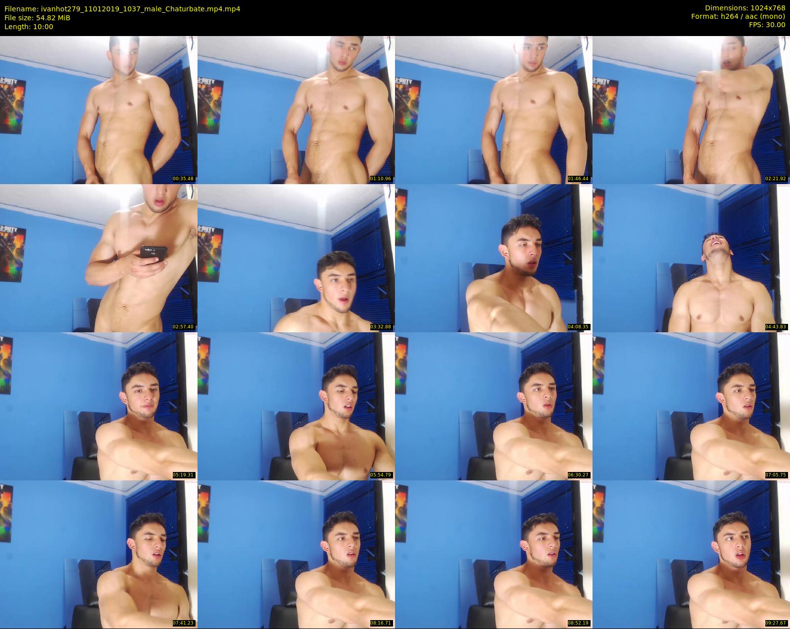 ivanhot279 — 10 minute Chaturbate male cam show recording, 720p, Jan 11, 2019