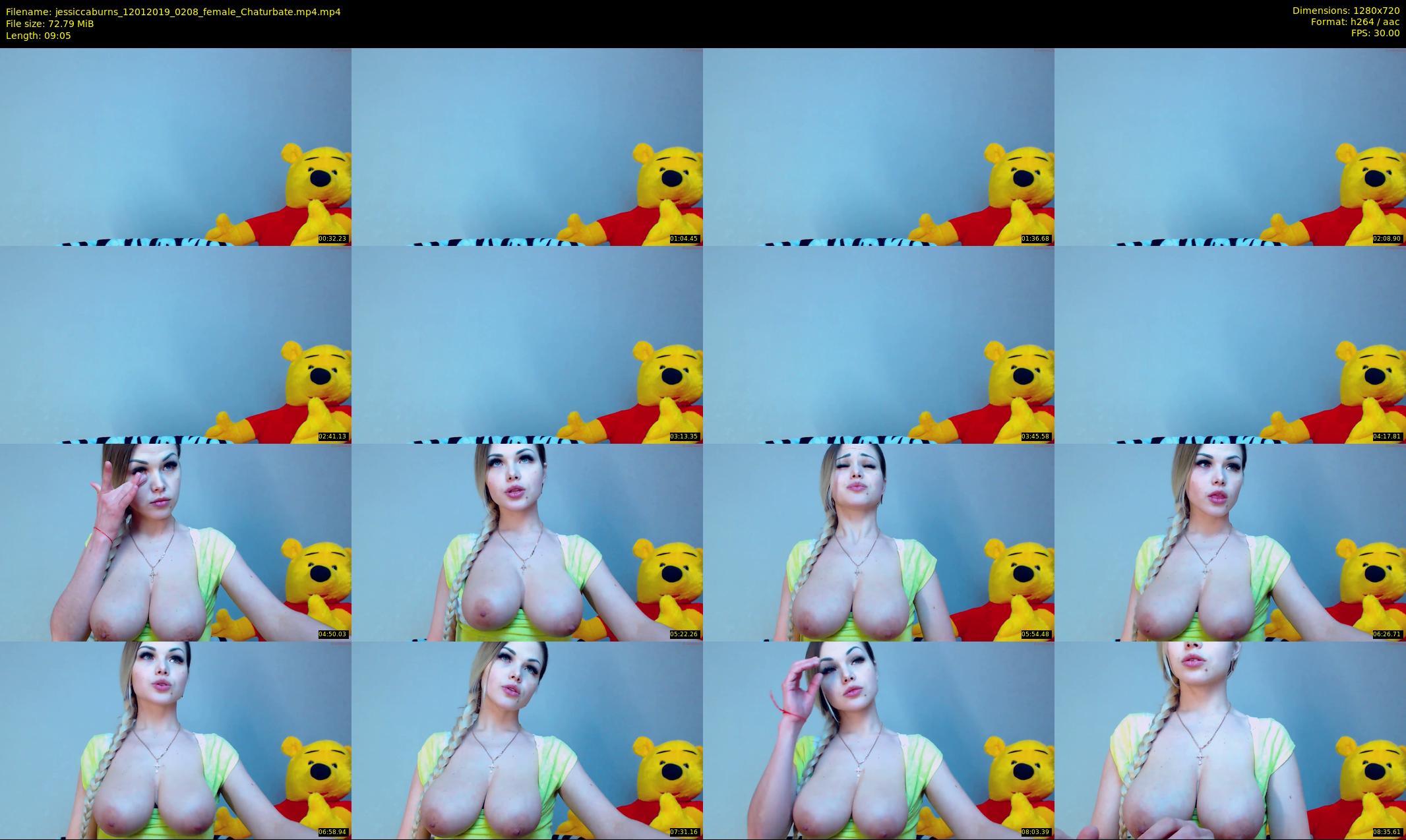 jessiccaburns — 10 minute Chaturbate female cam show recording, 720p, Jan 12, 2019