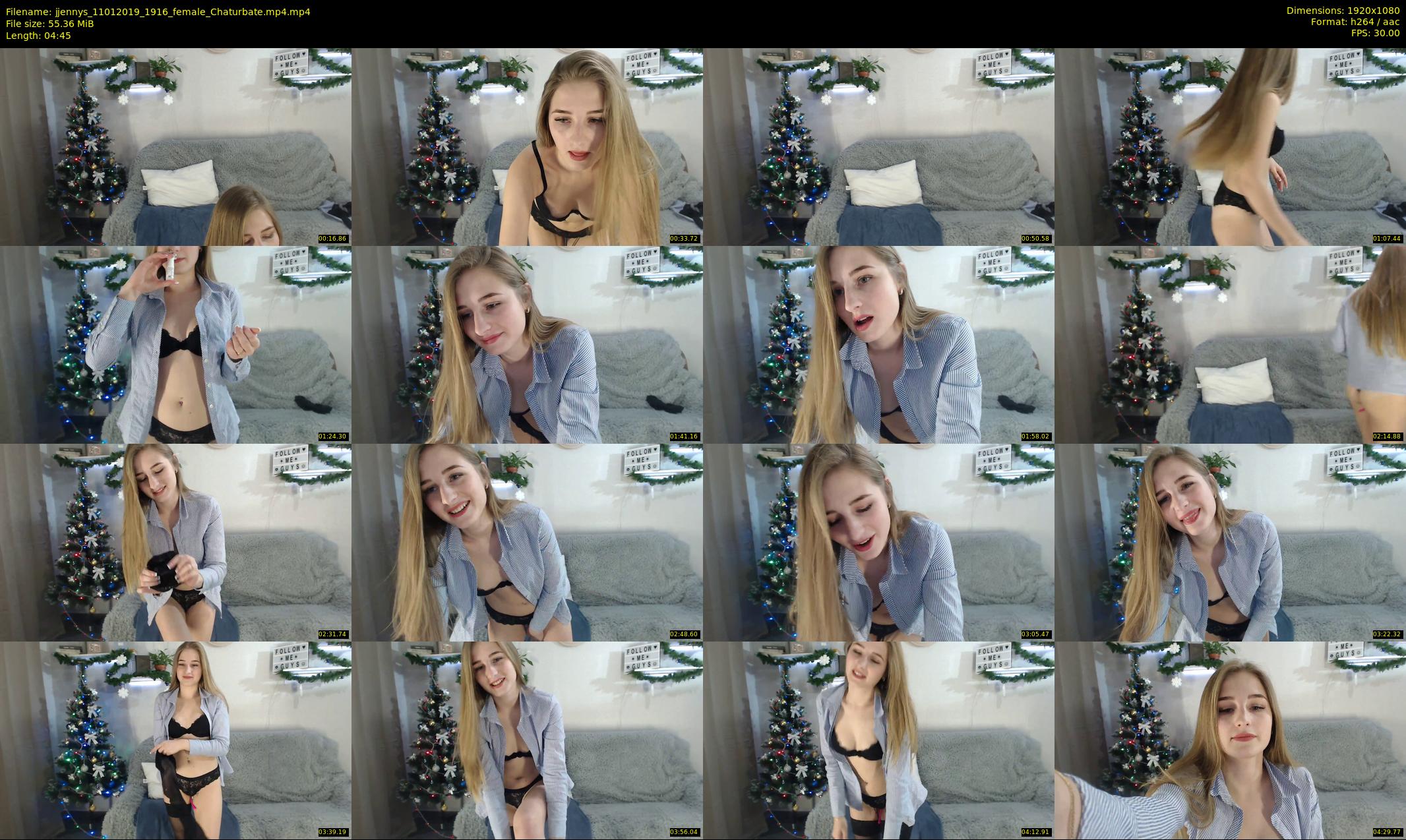 jjennys — 5 minute Chaturbate female cam show recording, 1080p, Jan 11, 2019