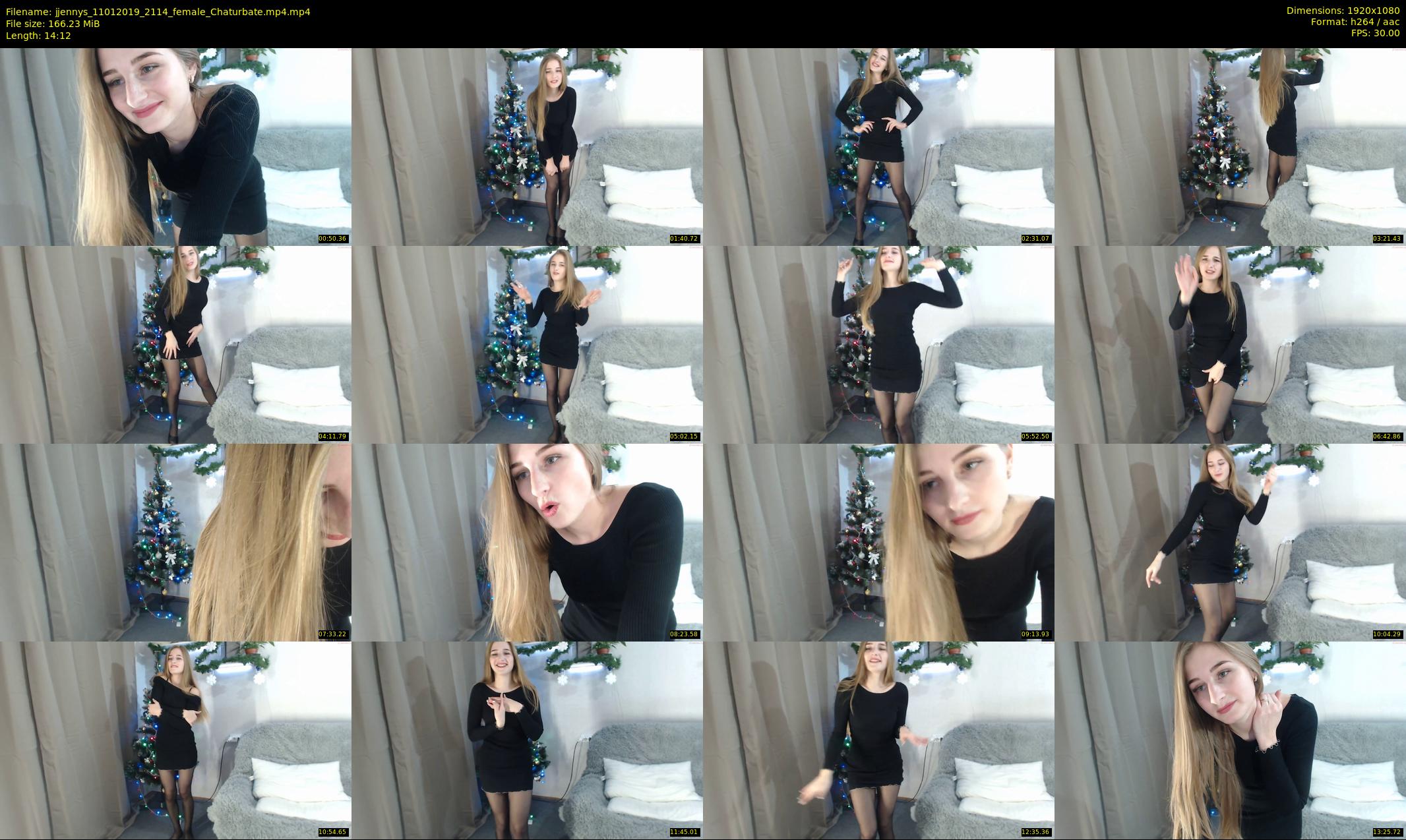 jjennys — 15 minute Chaturbate female cam show recording, 1080p, Jan 11, 2019