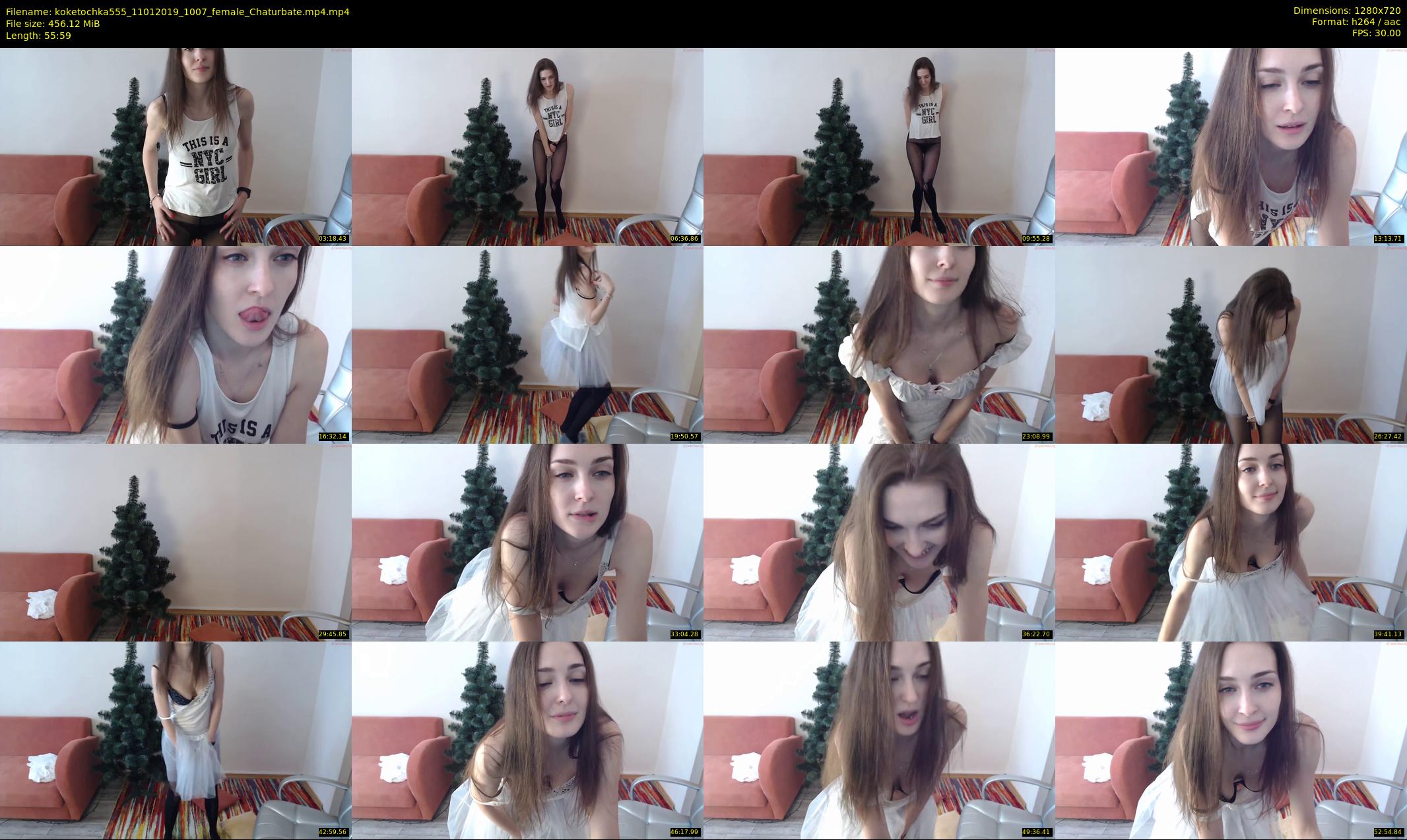 koketochka555 — 56 minute Chaturbate female cam show recording, 720p, Jan 11, 2019