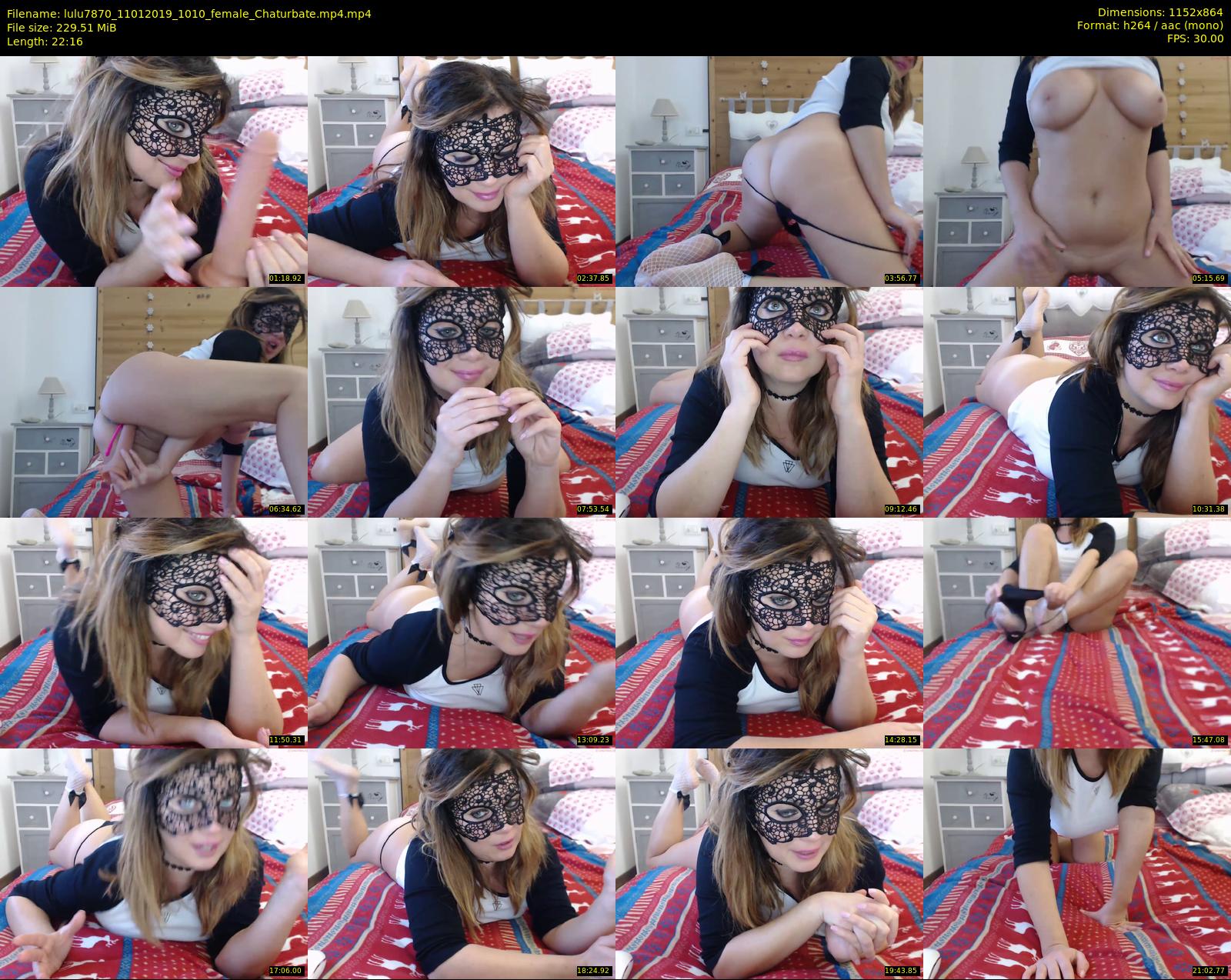lulu7870 — 23 minute Chaturbate female cam show recording, 720p, Jan 11, 2019
