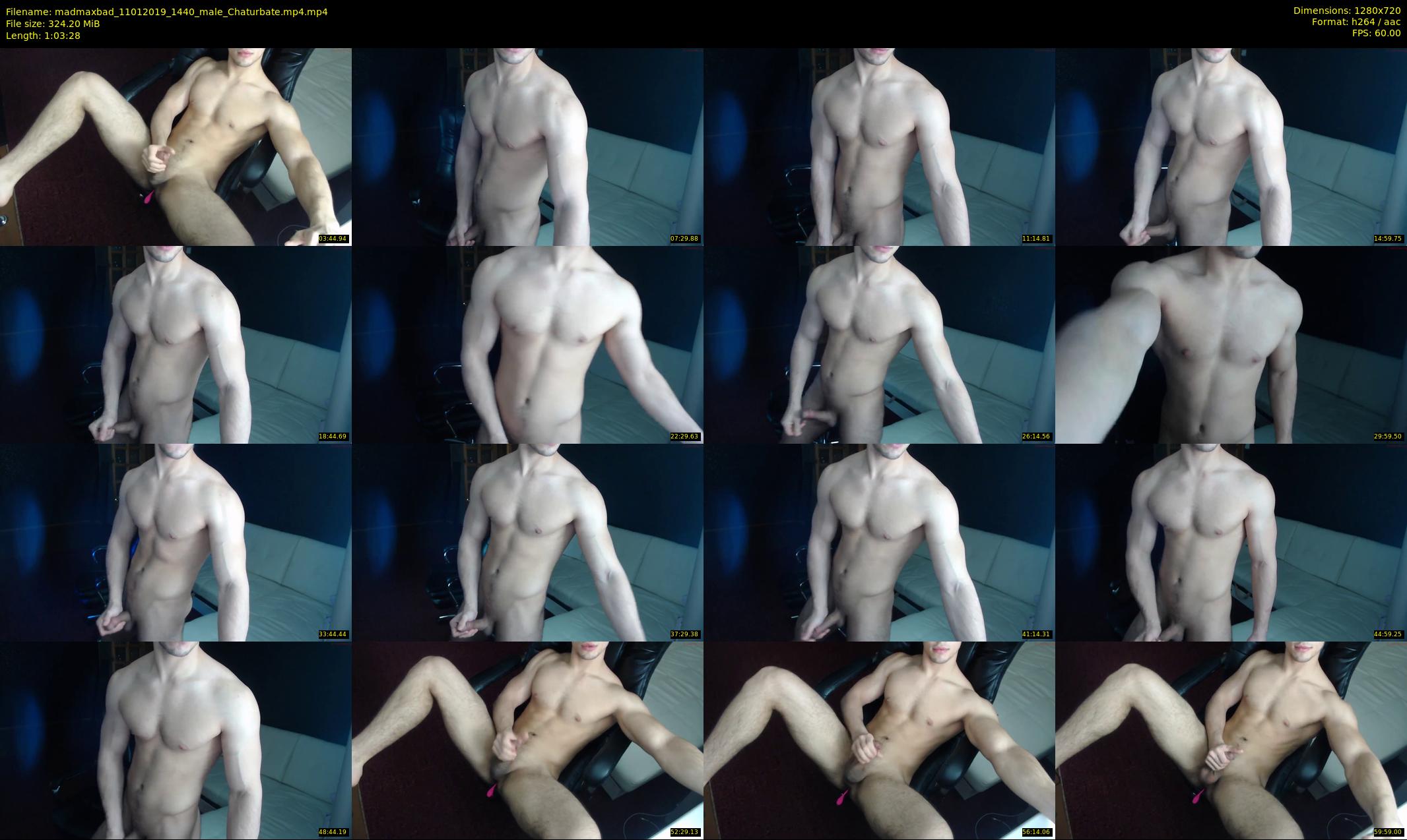 madmaxbad — 64 minute Chaturbate male cam show recording, 720p, Jan 11, 2019