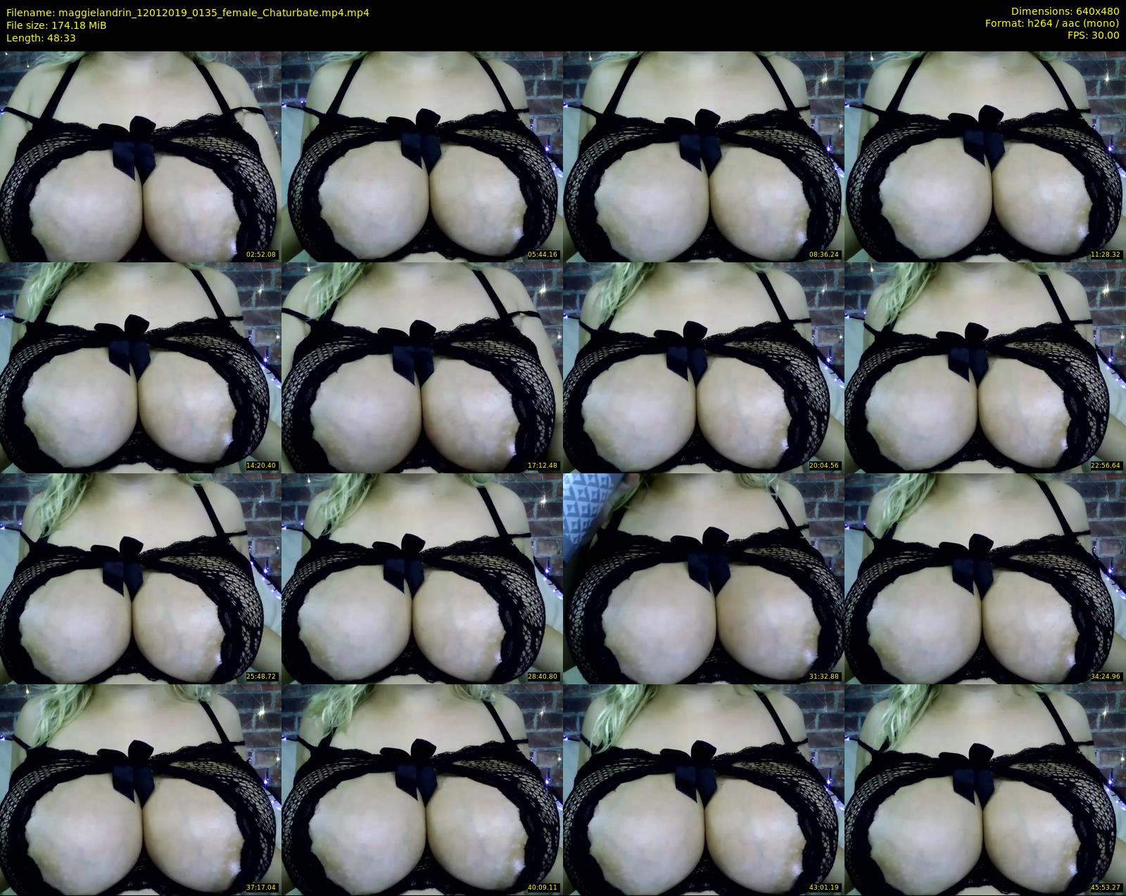 maggielandrin — 49 minute Chaturbate female cam show recording, 480p, Jan 12, 2019