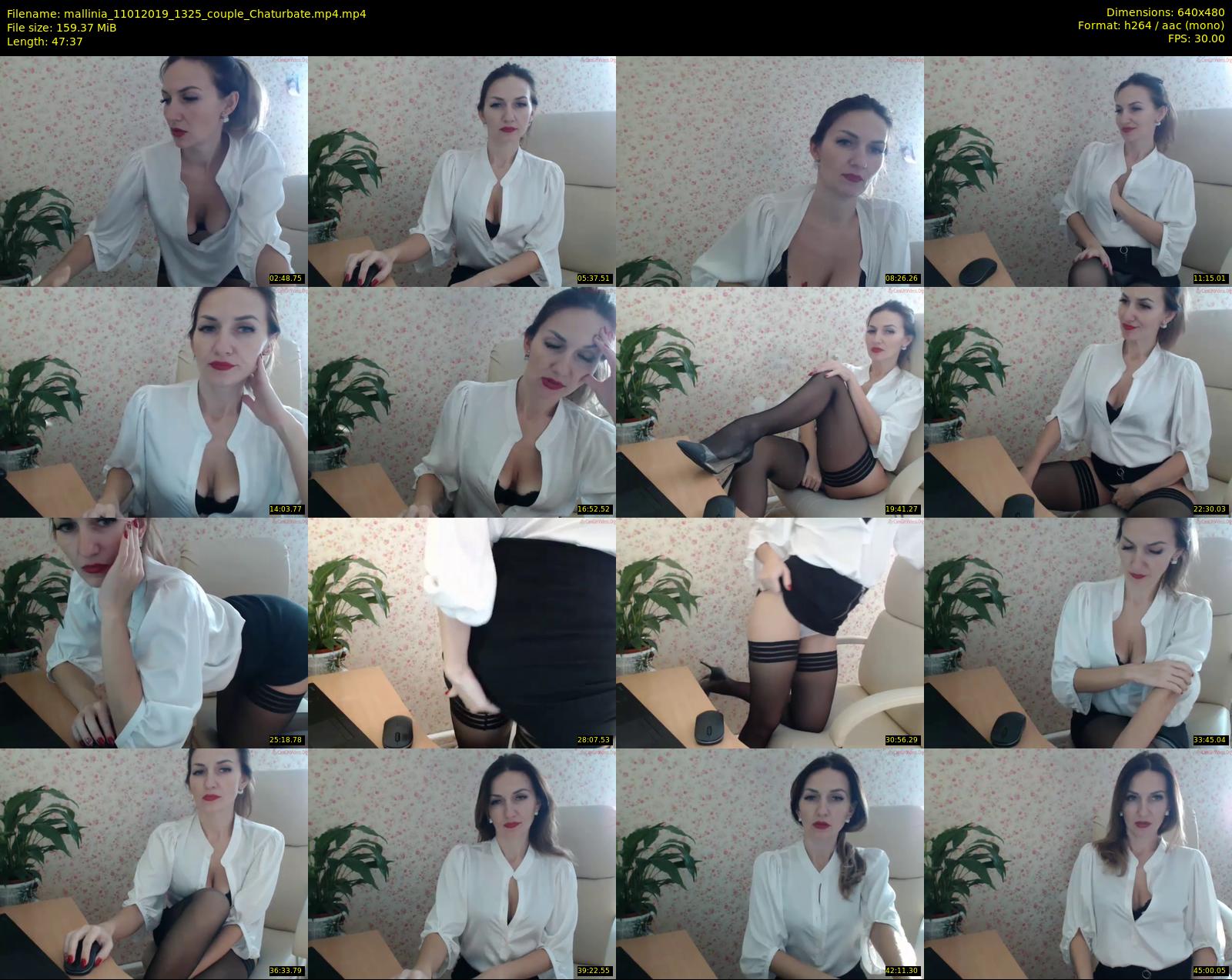 mallinia — 48 minute Chaturbate female cam show recording, 480p, Jan 11, 2019