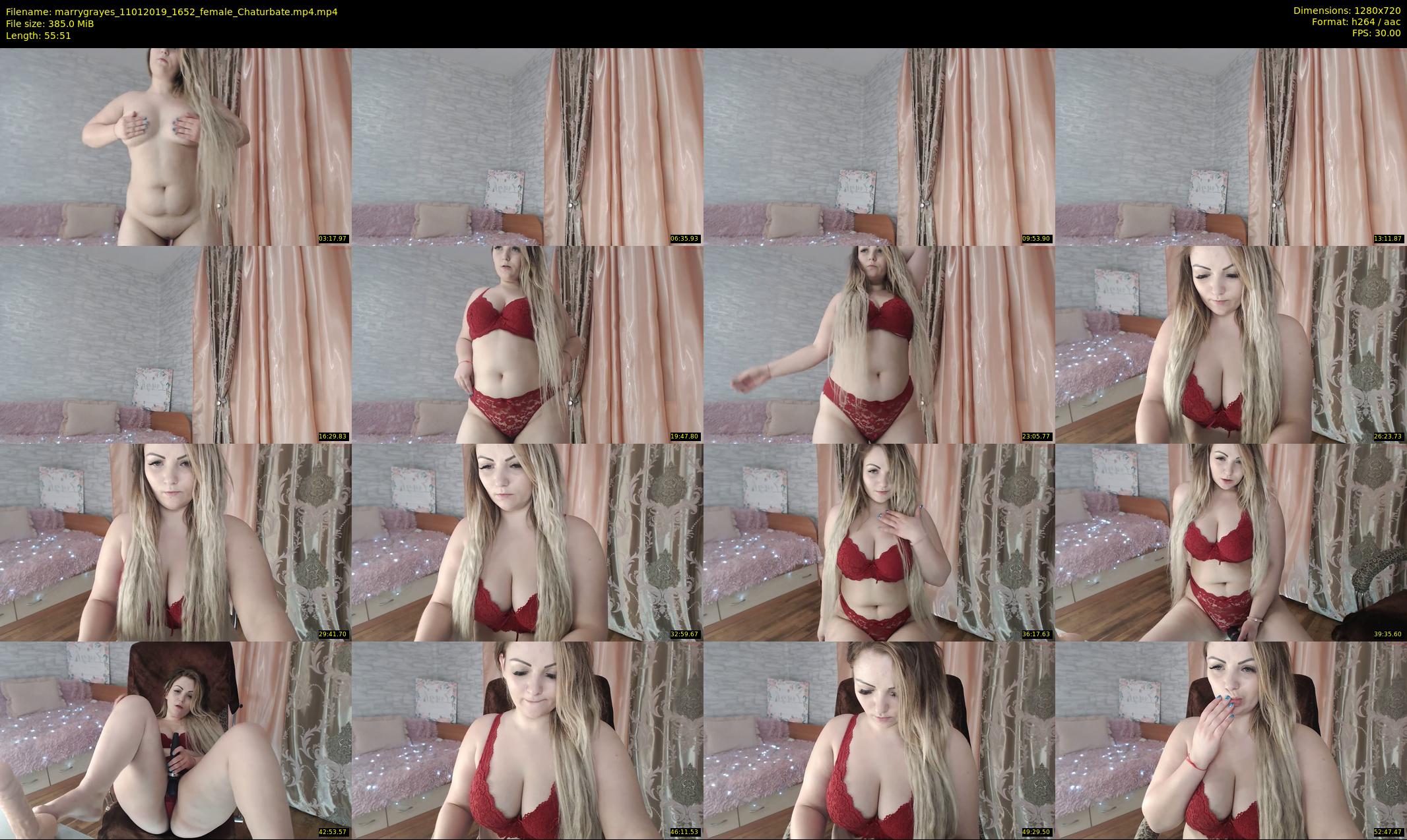 marrygrayes — 56 minute Chaturbate female cam show recording, 720p, Jan 11, 2019
