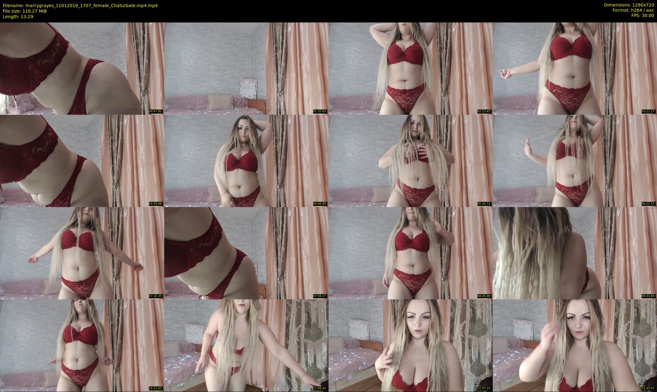 marrygrayes — 14 minute Chaturbate female cam show recording, 720p, Jan 11, 2019