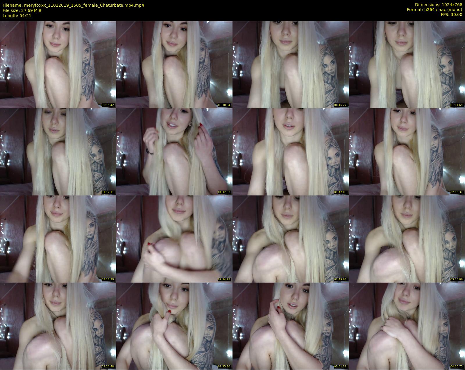 meryfoxxx — 5 minute Chaturbate female cam show recording, 720p, Jan 11, 2019