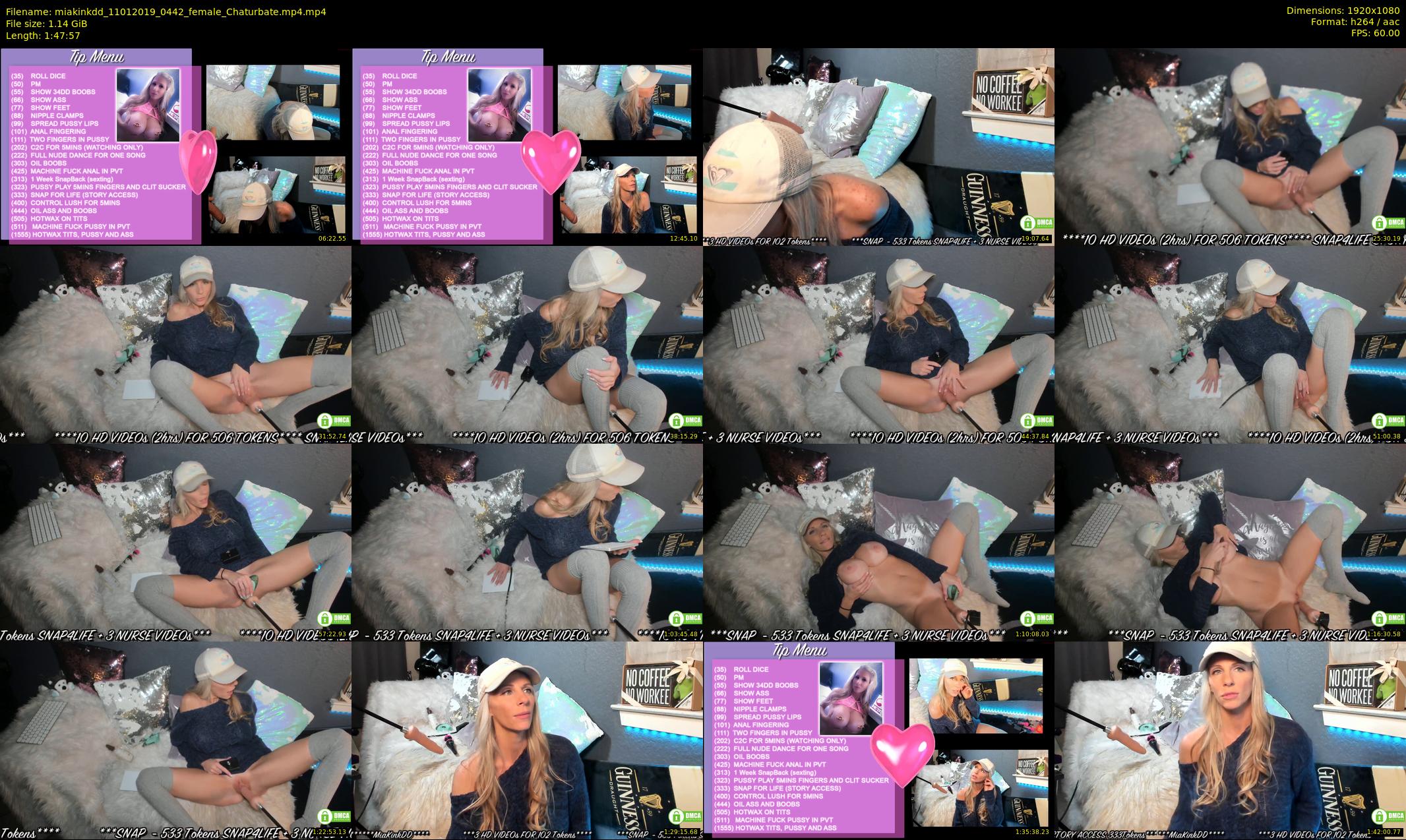 miakinkdd — 108 minute Chaturbate female cam show recording, 1080p, Jan 11, 2019