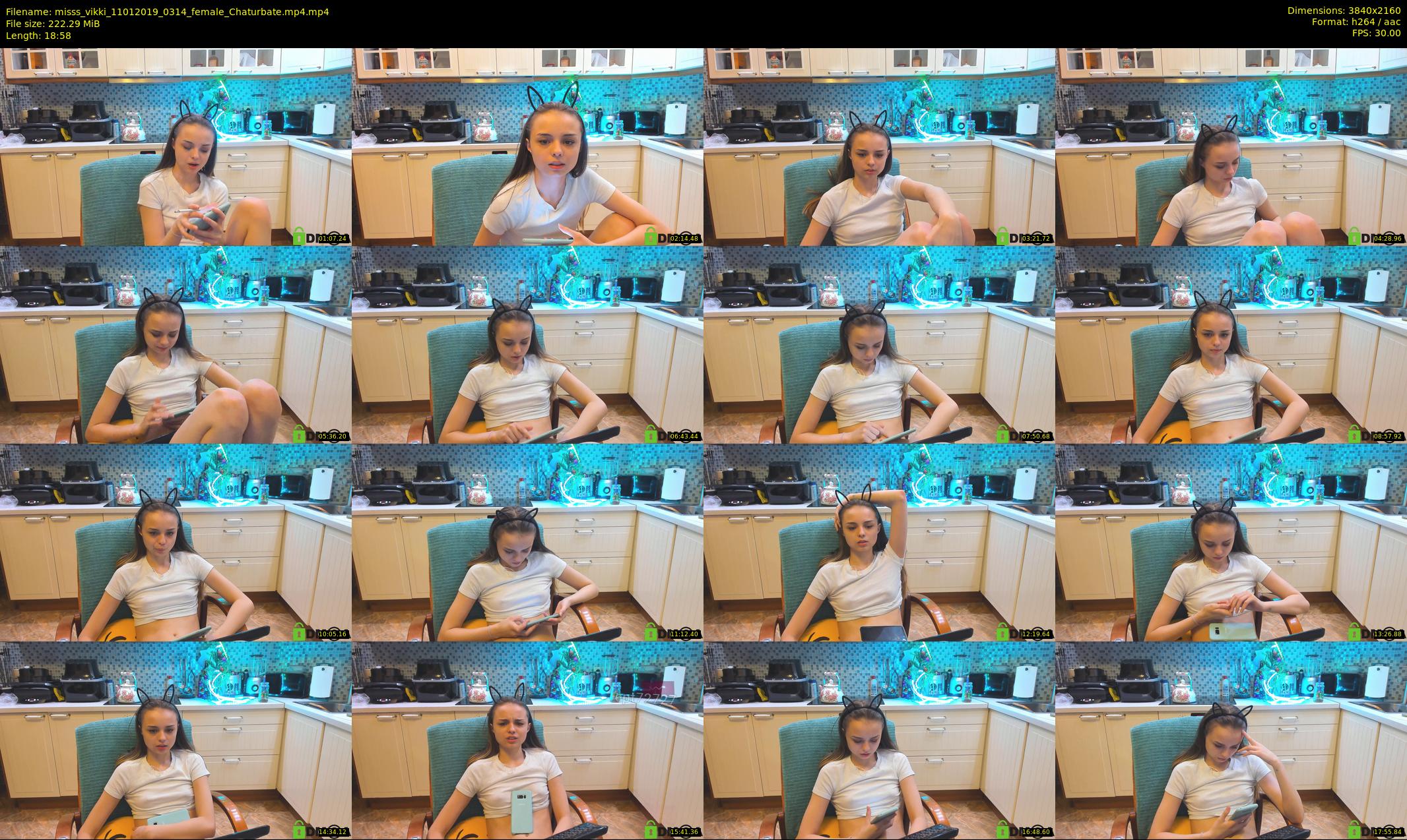 misss_vikki — 19 minute Chaturbate female cam show recording, 4K, Jan 11, 2019