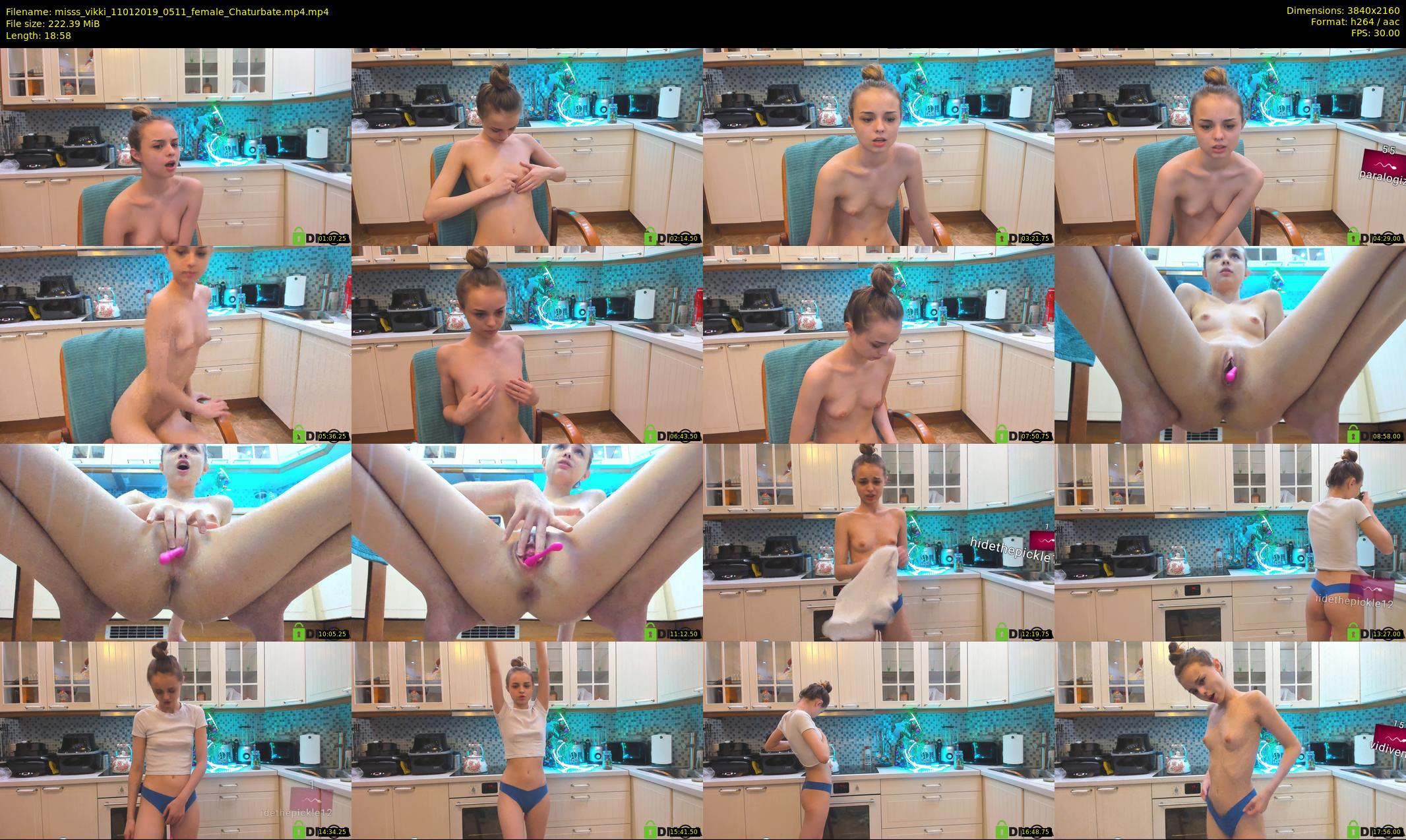 misss_vikki — 19 minute Chaturbate female cam show recording, 4K, Jan 11, 2019