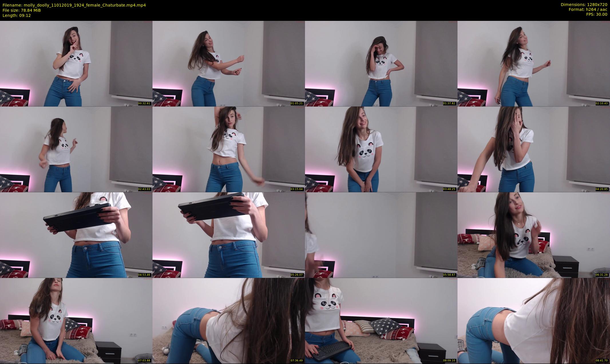 molly_doolly — 10 minute Chaturbate female cam show recording, 720p, Jan 11, 2019