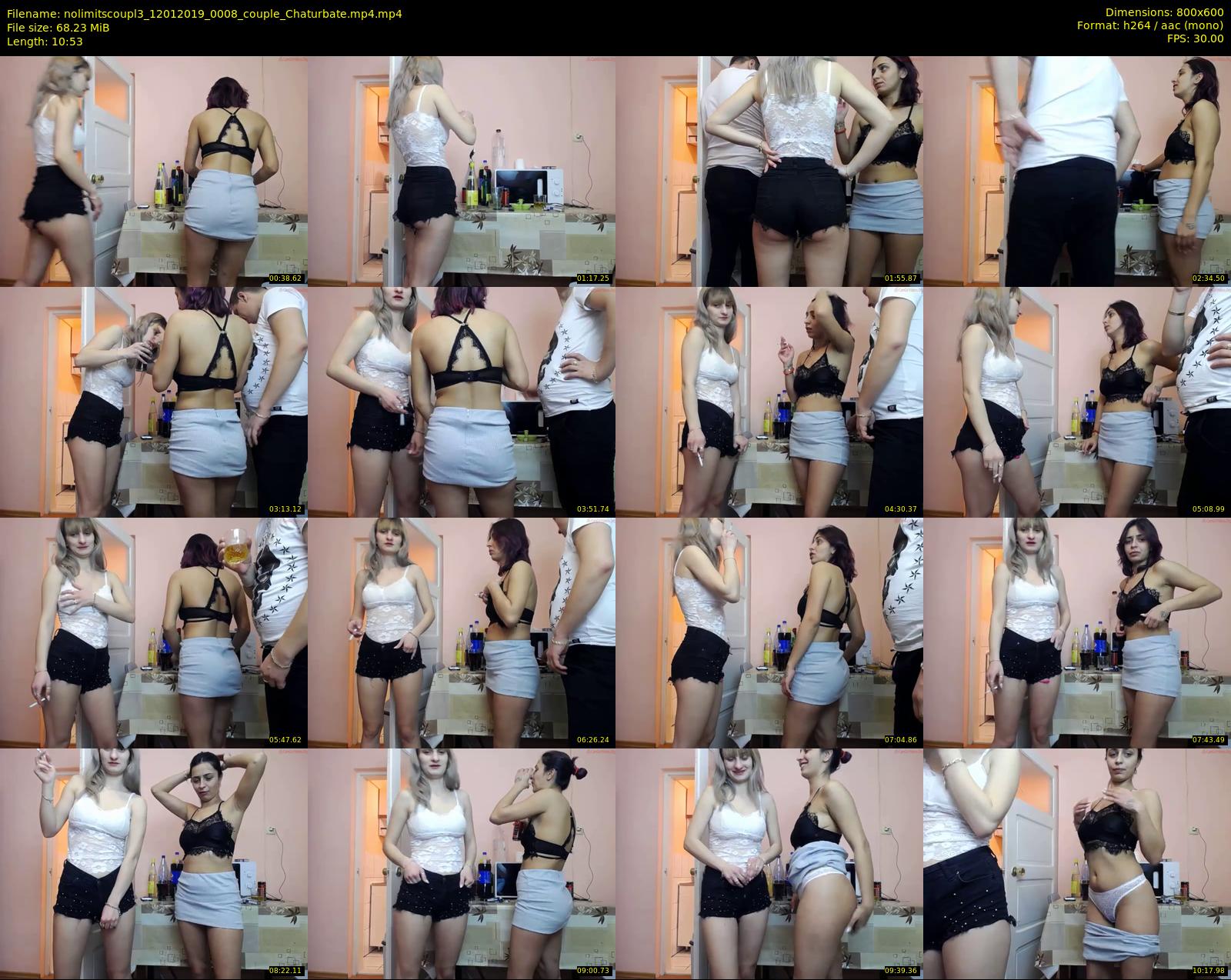 nolimitscoupl3 — 11 minute Chaturbate couple cam show recording, 480p, Jan 12, 2019