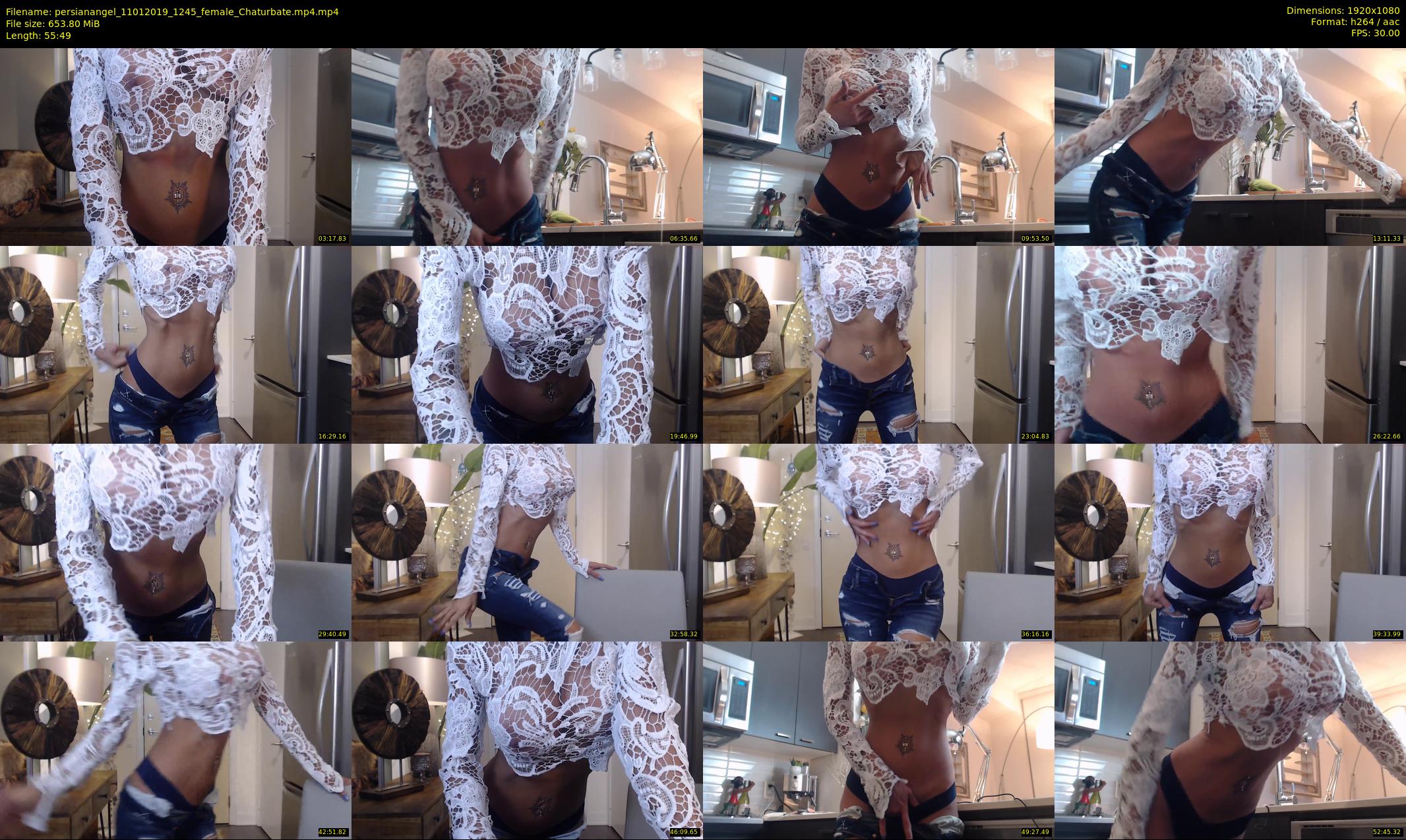 persianangel — 56 minute Chaturbate female cam show recording, 1080p, Jan 11, 2019
