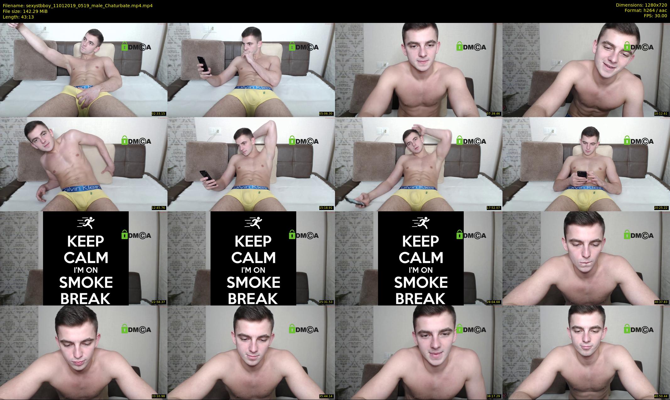 sexystbboy — 44 minute Chaturbate male cam show recording, 720p, Jan 11, 2019