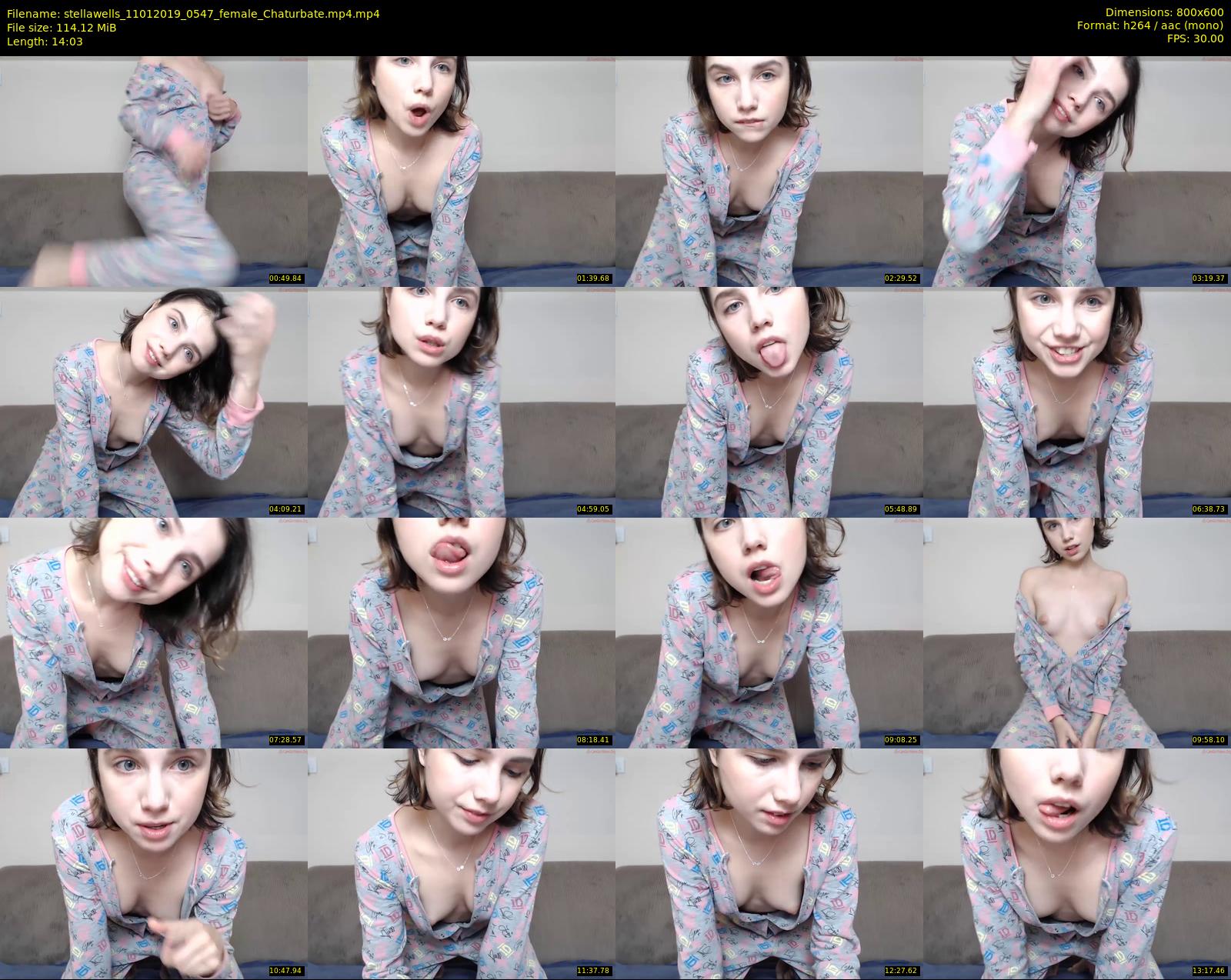 stellawells — 15 minute Chaturbate female cam show recording, 480p, Jan 11, 2019