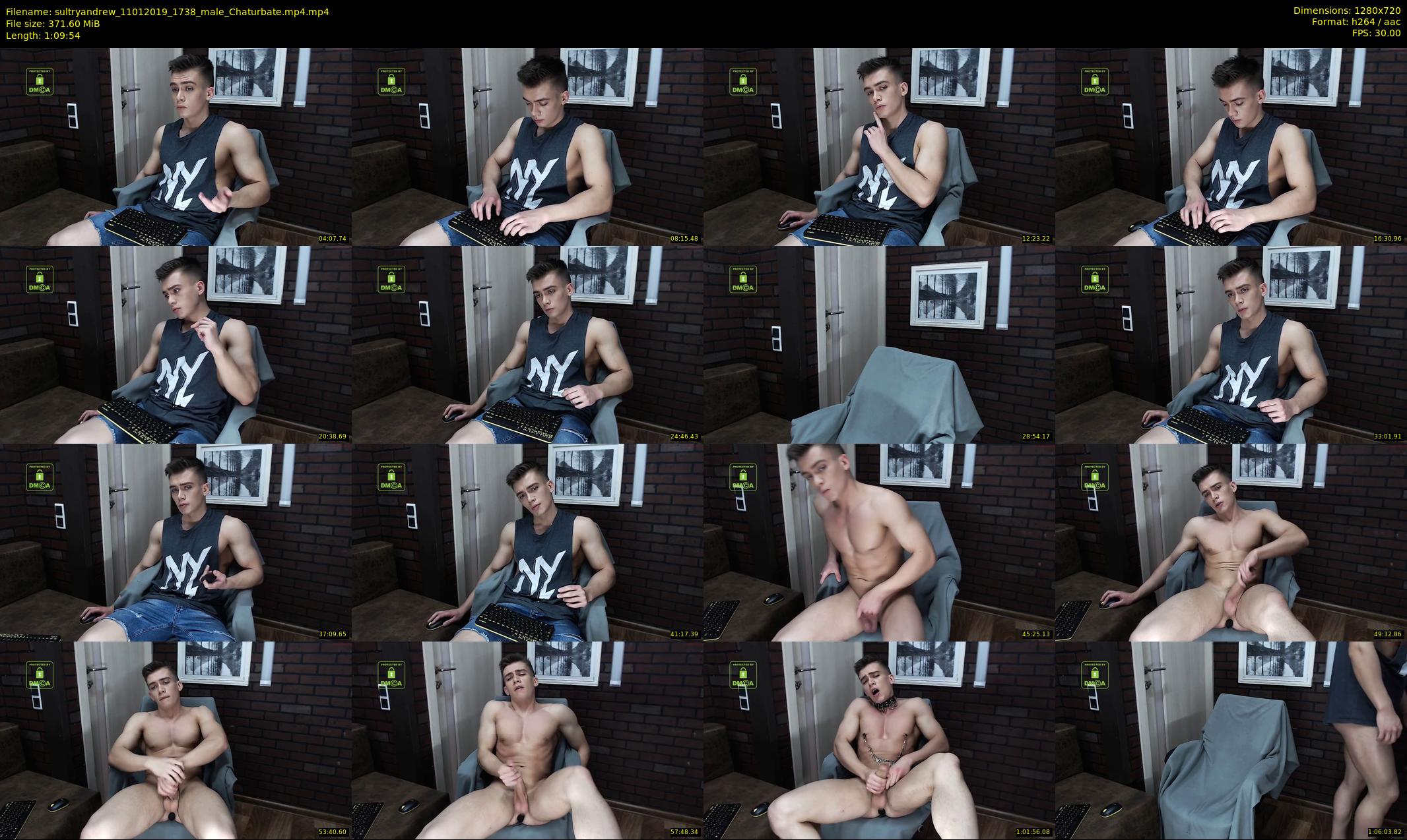 sultryandrew — 70 minute Chaturbate male cam show recording, 720p, Jan 11, 2019