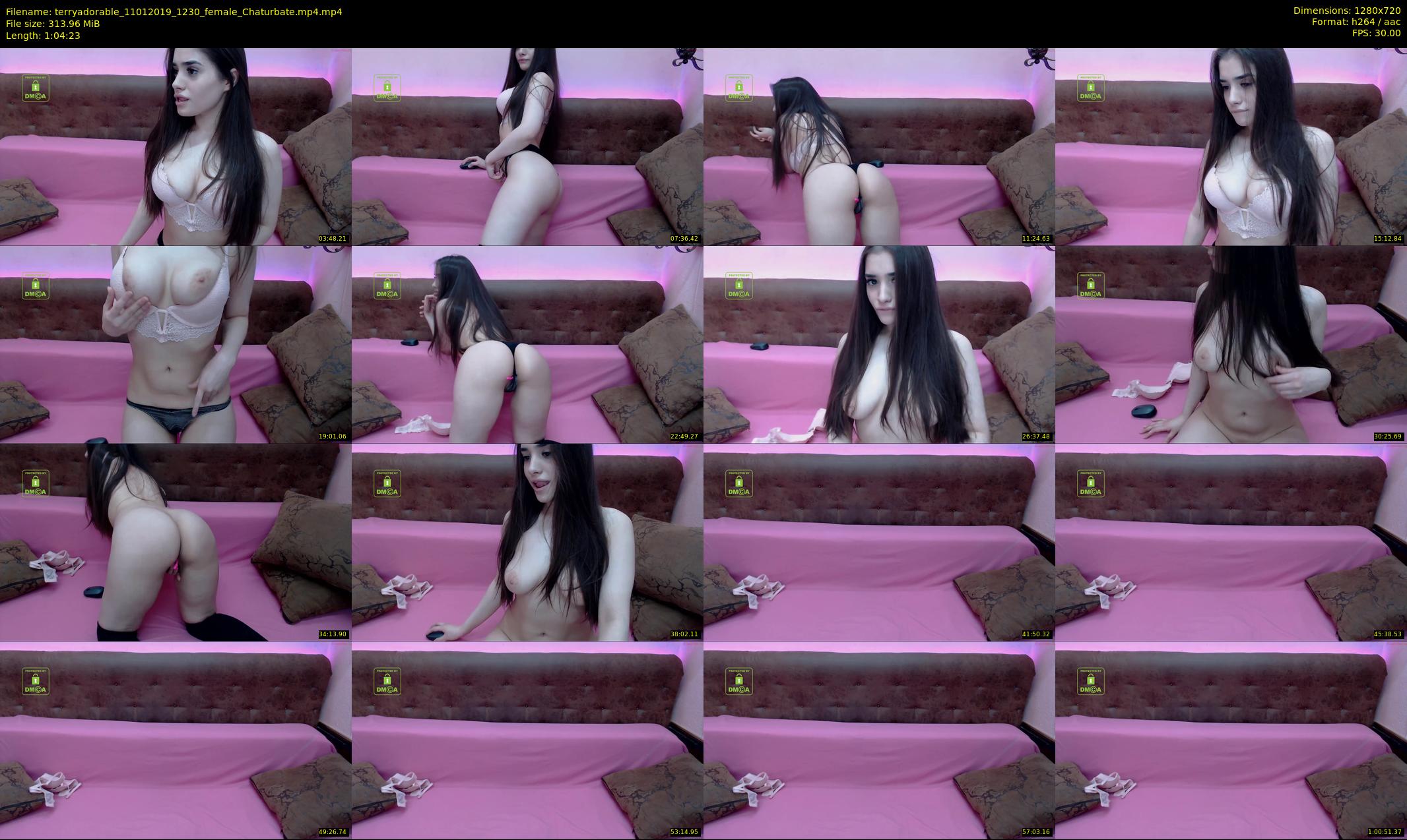 terryadorable — 65 minute Chaturbate female cam show recording, 720p, Jan 11, 2019