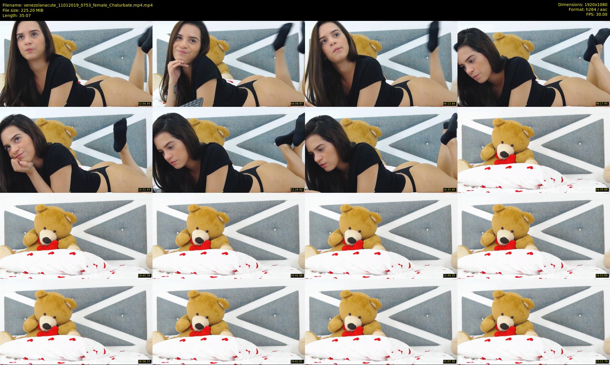 venezolanacute — 36 minute Chaturbate female cam show recording, 1080p, Jan 11, 2019