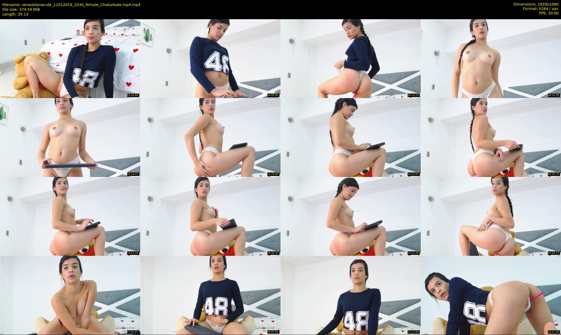 venezolanacute — 36 minute Chaturbate female cam show recording, 1080p, Jan 11, 2019