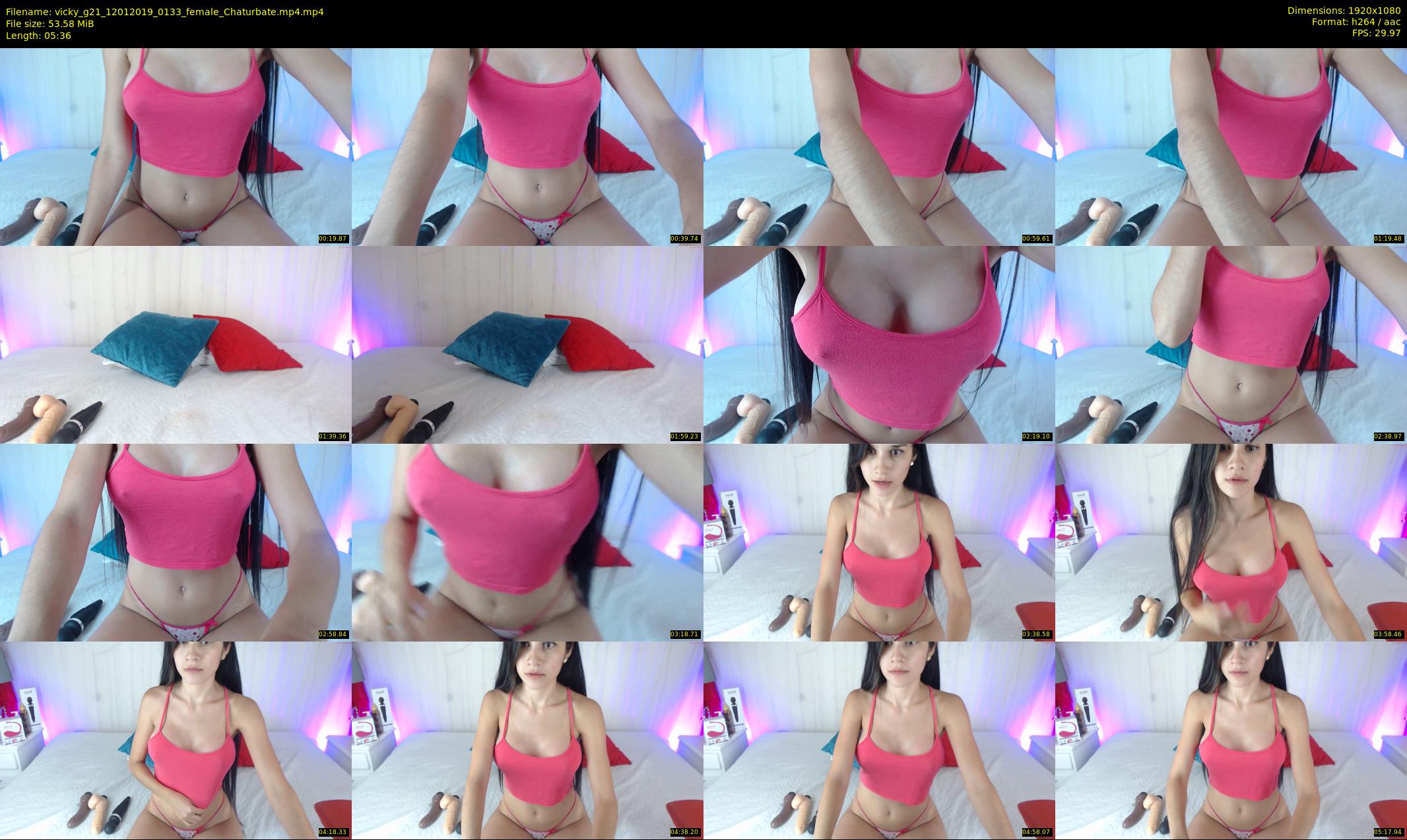 vicky_g21 — 6 minute Chaturbate female cam show recording, 1080p, Jan 12, 2019