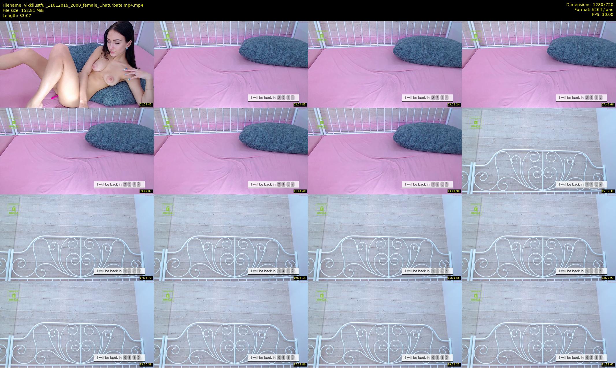 vikkilustful — 34 minute Chaturbate female cam show recording, 720p, Jan 11, 2019