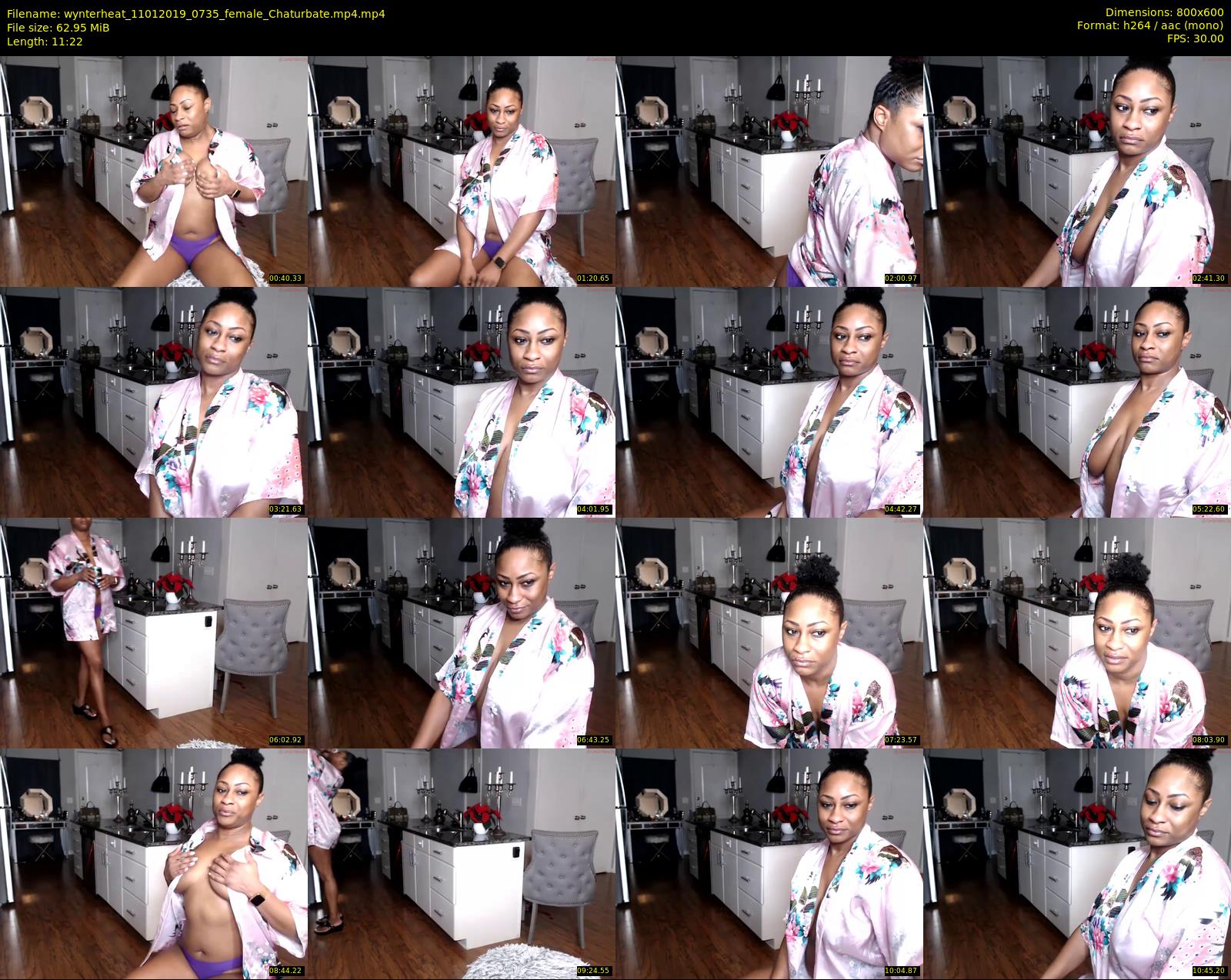 wynterheat — 12 minute Chaturbate female cam show recording, 480p, Jan 11, 2019