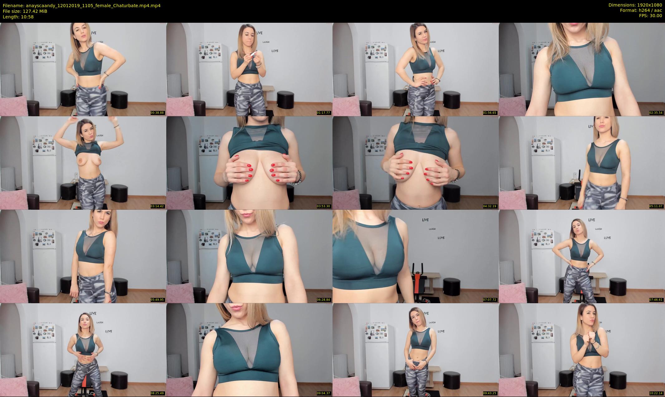anayscaandy — 11 minute Chaturbate female cam show recording, 1080p, Jan 12, 2019