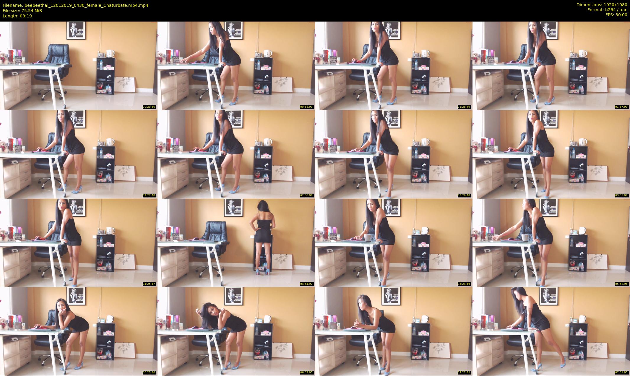 beebeethai — 9 minute Chaturbate female cam show recording, 1080p, Jan 12, 2019