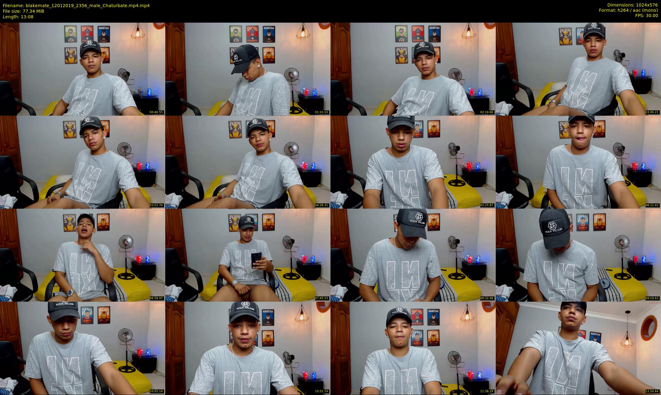 blakemate — 14 minute Chaturbate male cam show recording, 480p, Jan 12, 2019