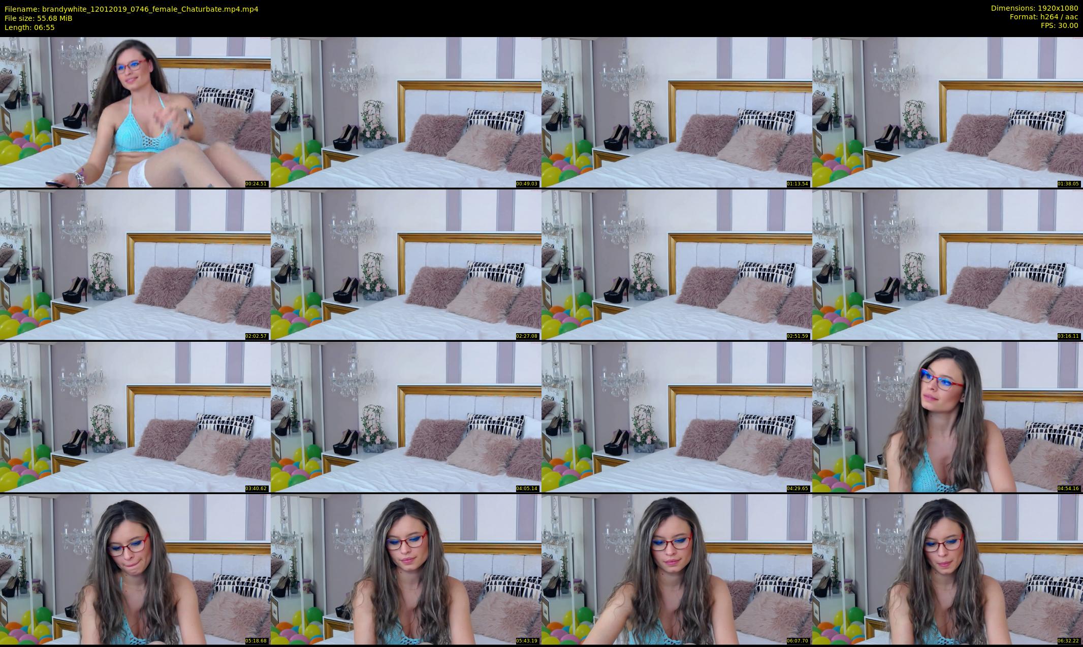 brandywhite — 7 minute Chaturbate female cam show recording, 1080p, Jan 12, 2019