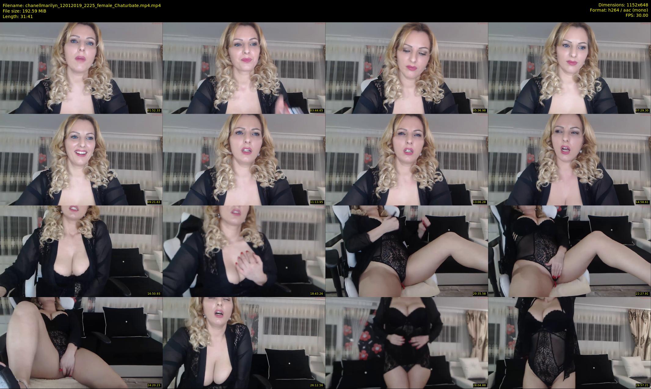 chanellmarilyn — 32 minute Chaturbate female cam show recording, 480p, Jan 12, 2019