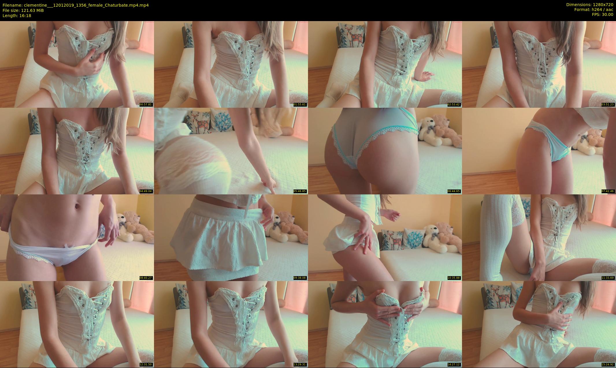 clementine__ — 17 minute Chaturbate female cam show recording, 720p, Jan 12, 2019