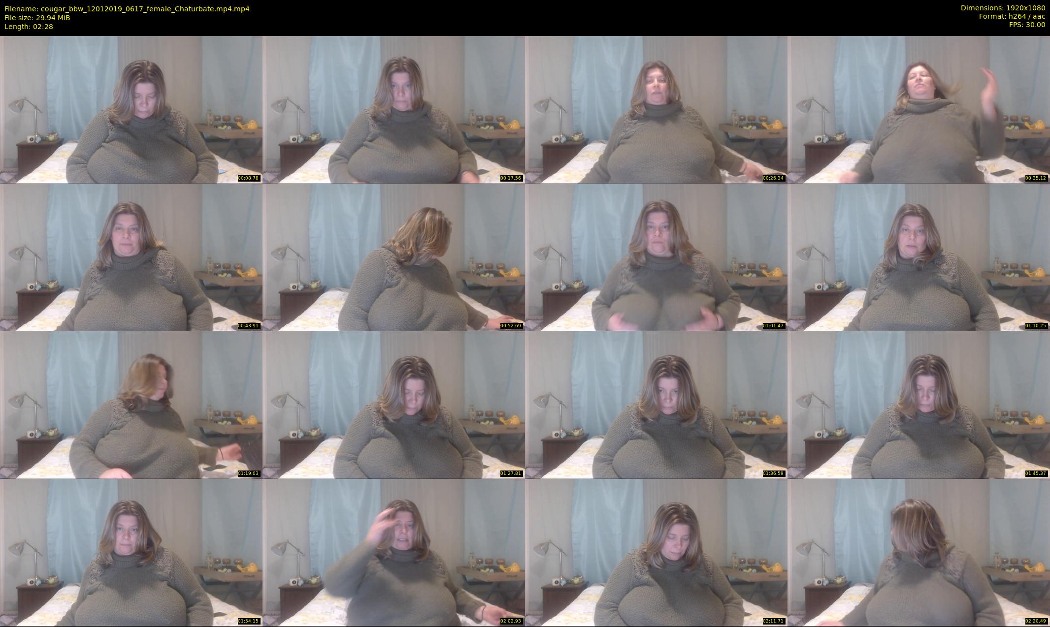 cougar_bbw — 3 minute Chaturbate female cam show recording, 1080p, Jan 12, 2019