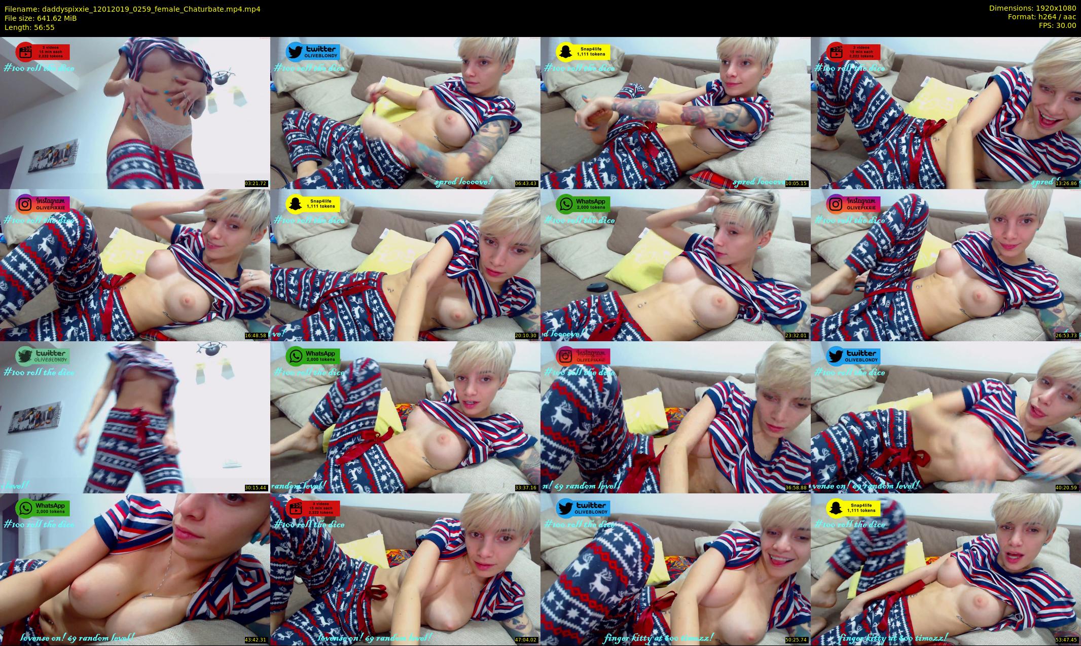 daddyspixxie — 57 minute Chaturbate female cam show recording, 1080p, Jan 12, 2019