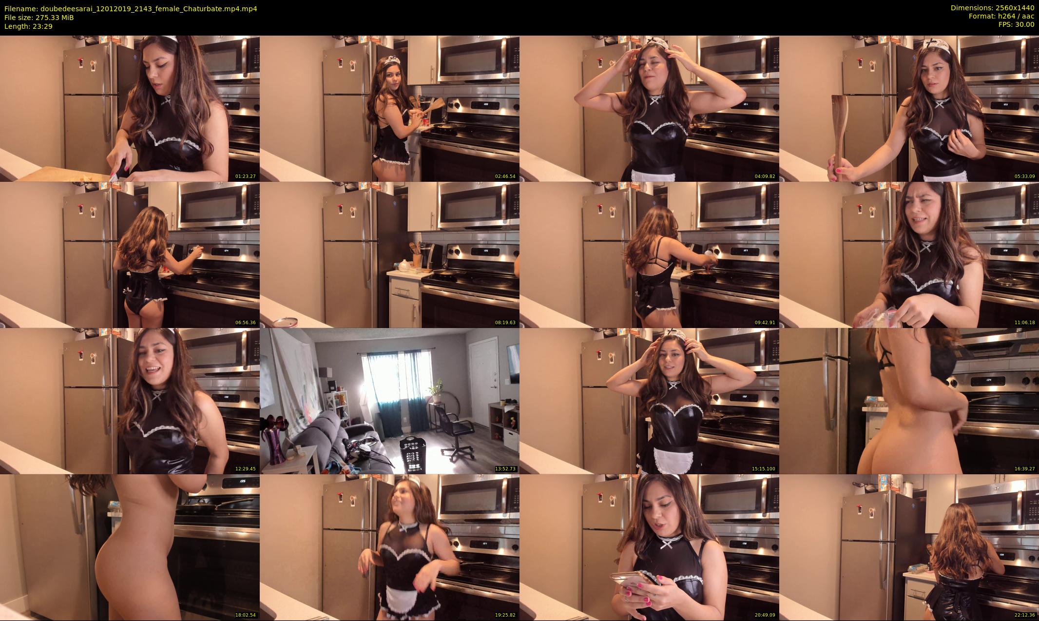 doubedeesarai — 24 minute Chaturbate female cam show recording, 1080p, Jan 12, 2019