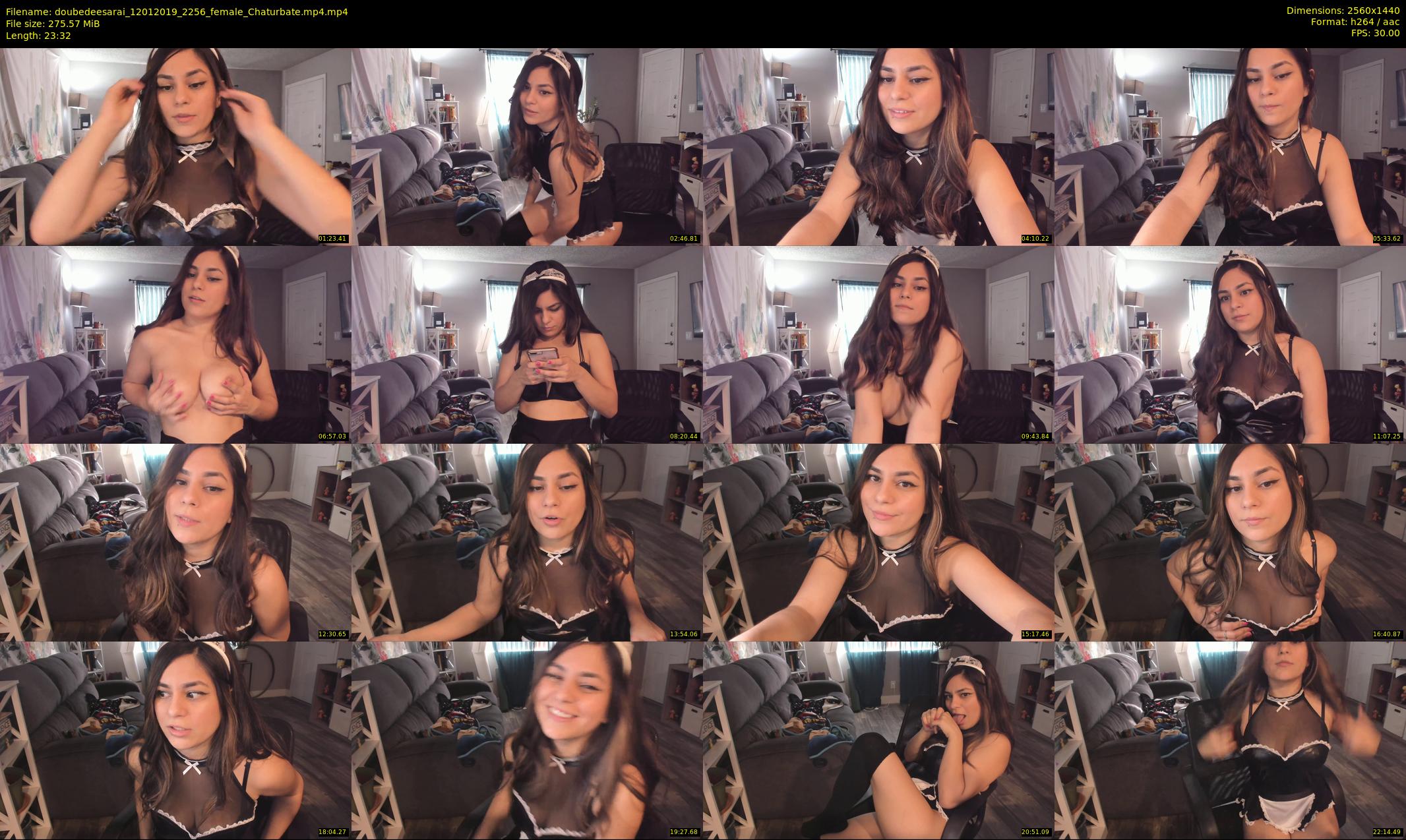 doubedeesarai — 24 minute Chaturbate female cam show recording, 1080p, Jan 12, 2019