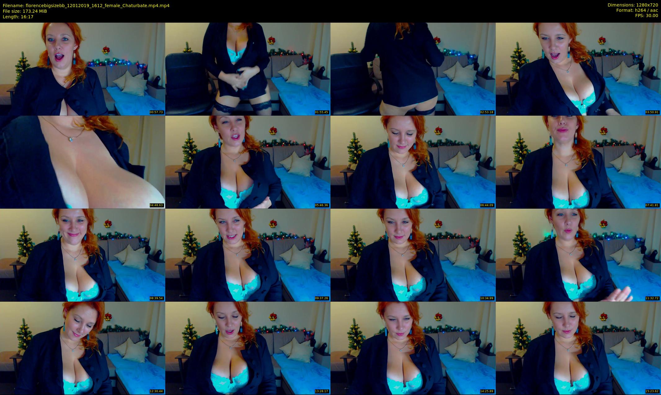 florencebigsizebb — 17 minute Chaturbate female cam show recording, 720p, Jan 12, 2019