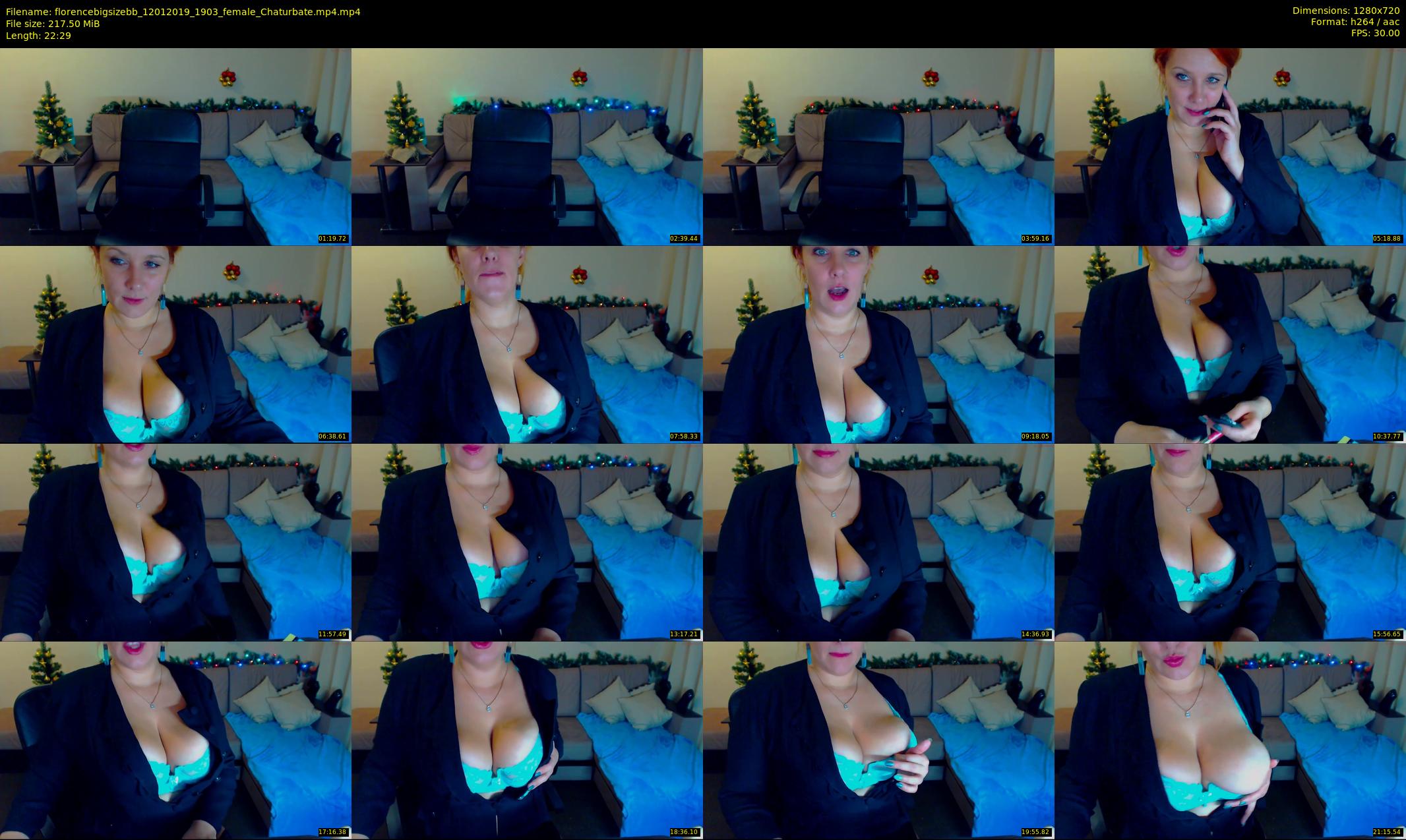 florencebigsizebb — 23 minute Chaturbate female cam show recording, 720p, Jan 12, 2019