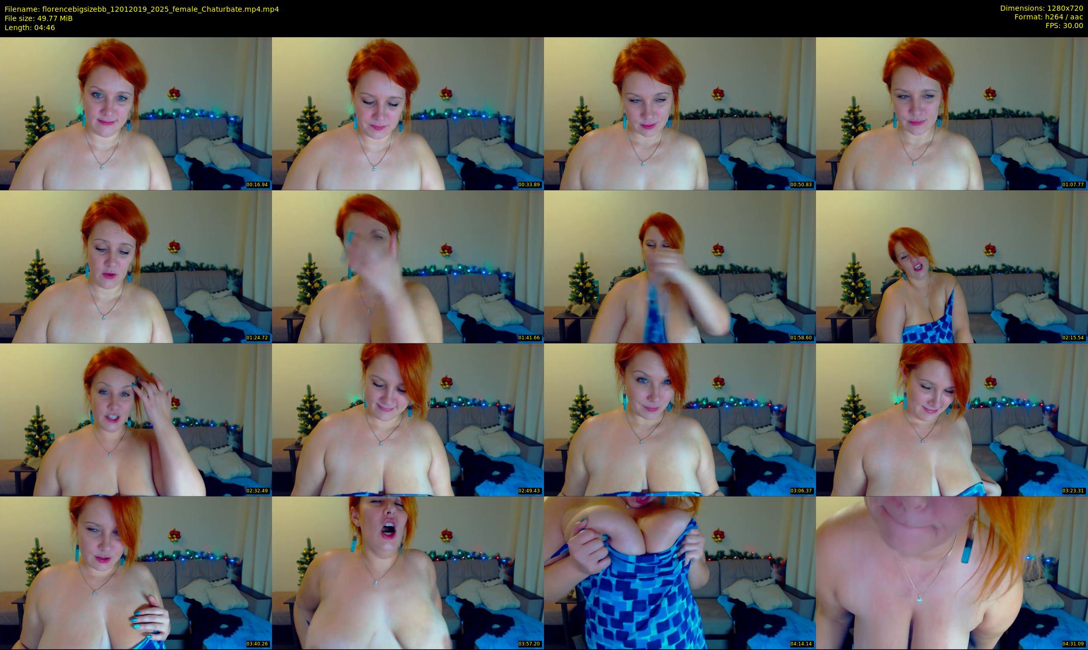 florencebigsizebb — 5 minute Chaturbate female cam show recording, 720p, Jan 12, 2019