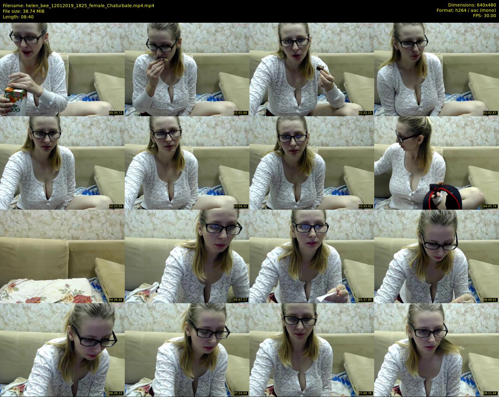 helen_bee — 9 minute Chaturbate female cam show recording, 480p, Jan 12, 2019