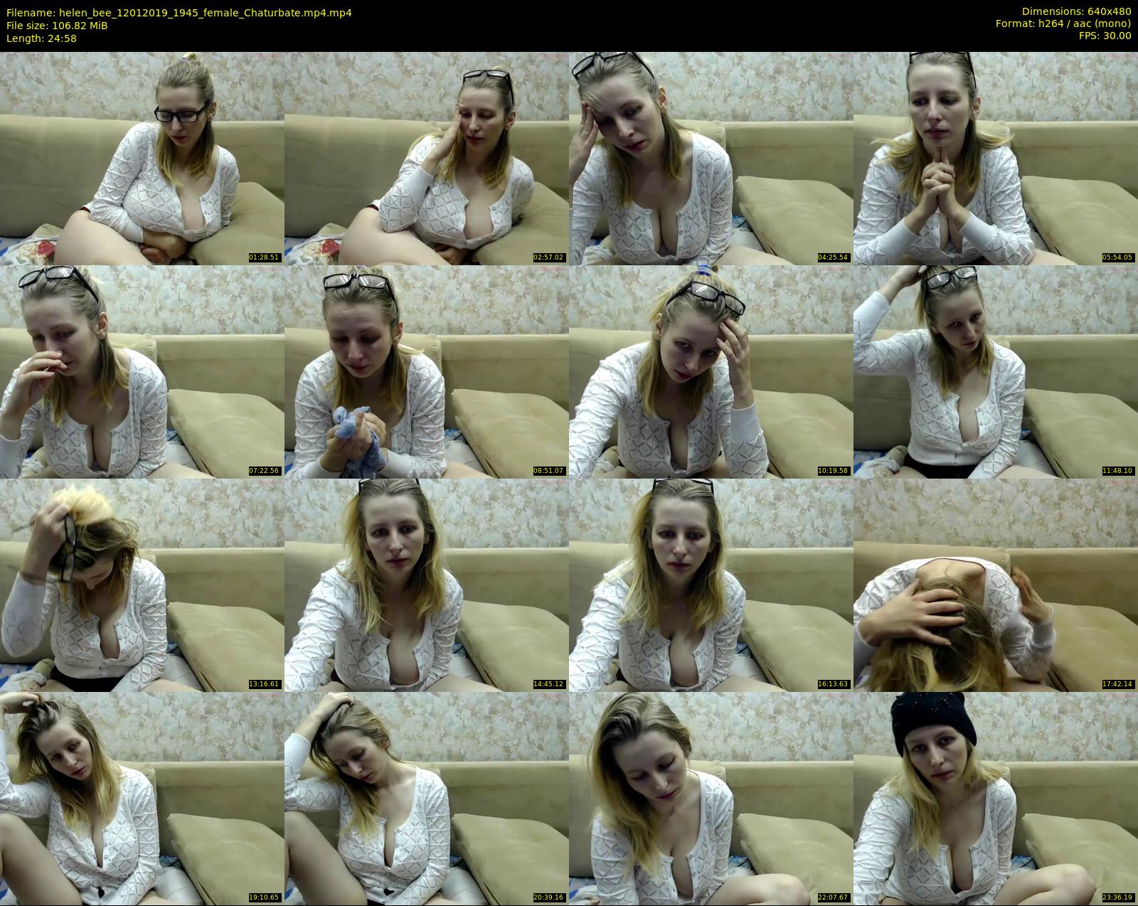 helen_bee — 25 minute Chaturbate female cam show recording, 480p, Jan 12, 2019