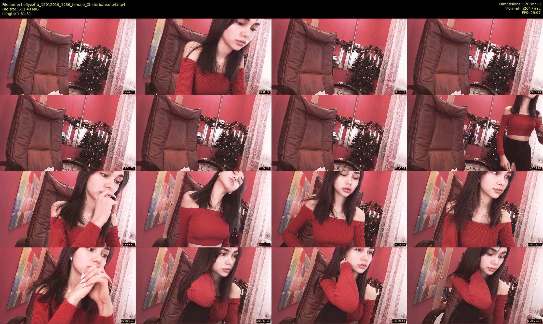 hollyextra — 92 minute Chaturbate female cam show recording, 720p, Jan 12, 2019