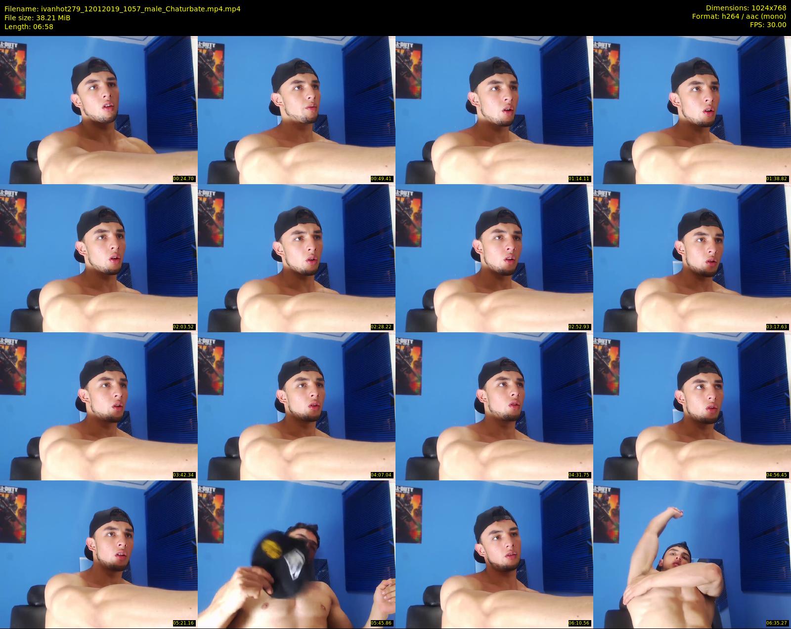ivanhot279 — 7 minute Chaturbate male cam show recording, 720p, Jan 12, 2019