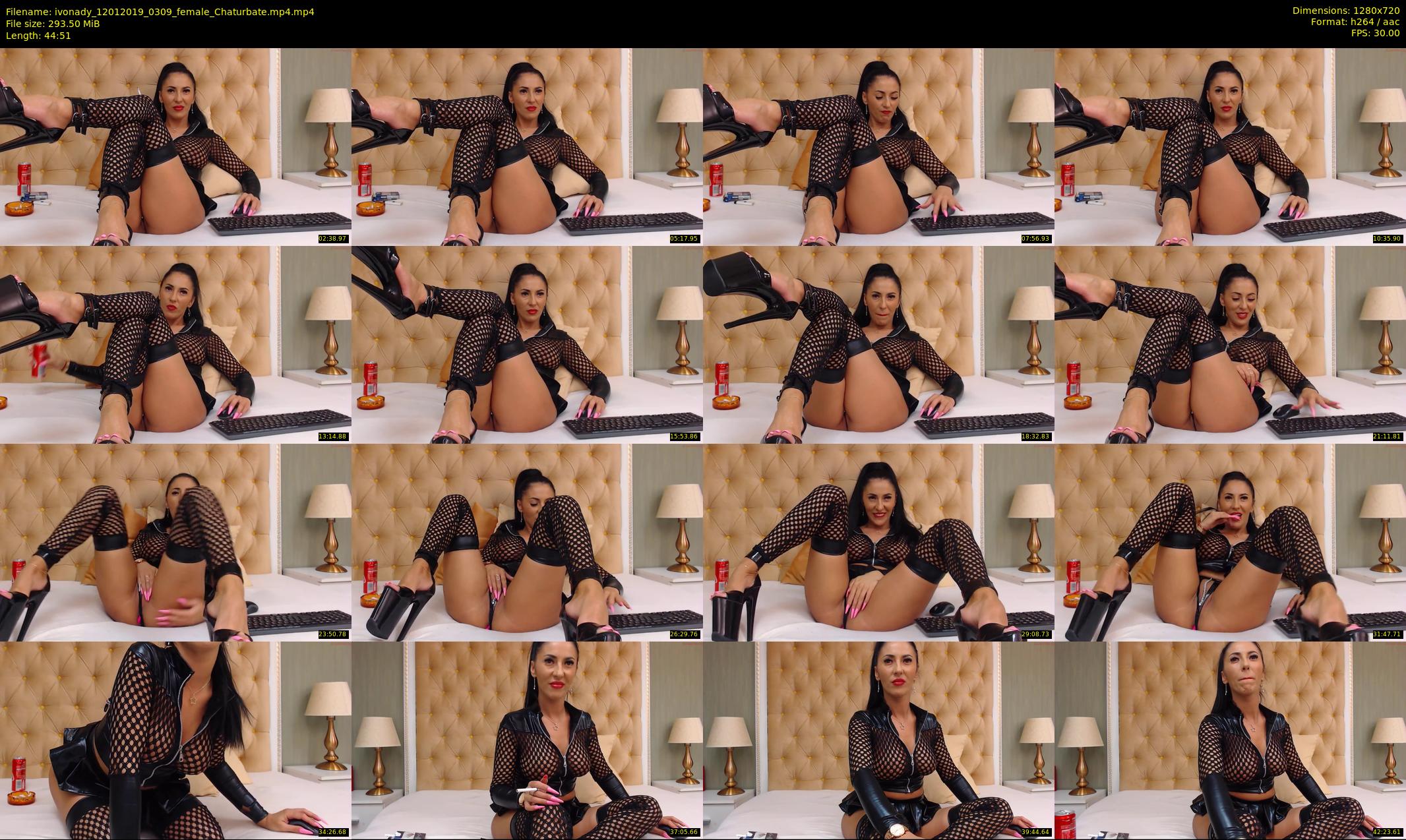 ivonady — 45 minute Chaturbate female cam show recording, 720p, Jan 12, 2019